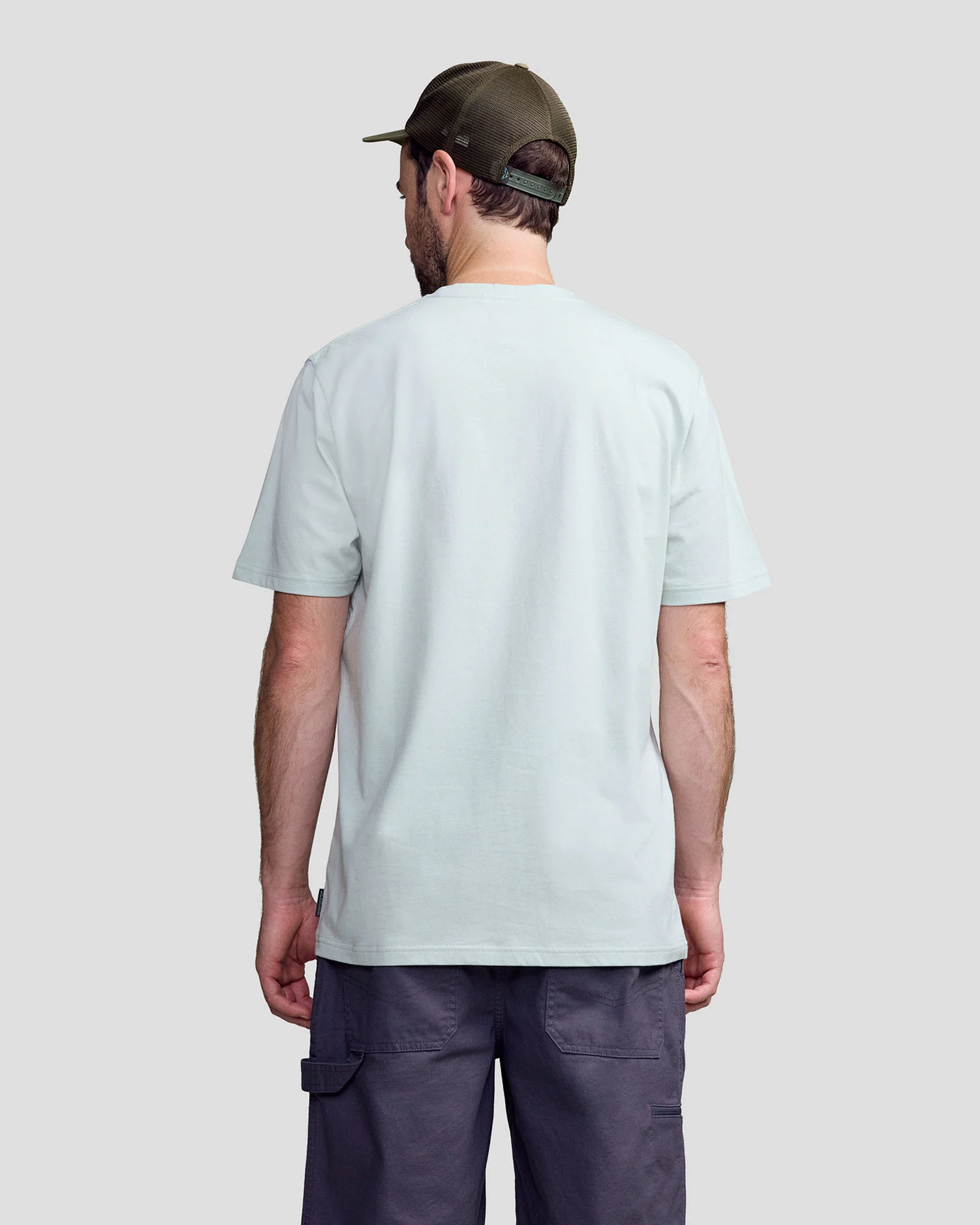 Men's 1987 Organic Cotton S/S Tee - Light Sage - Image 4