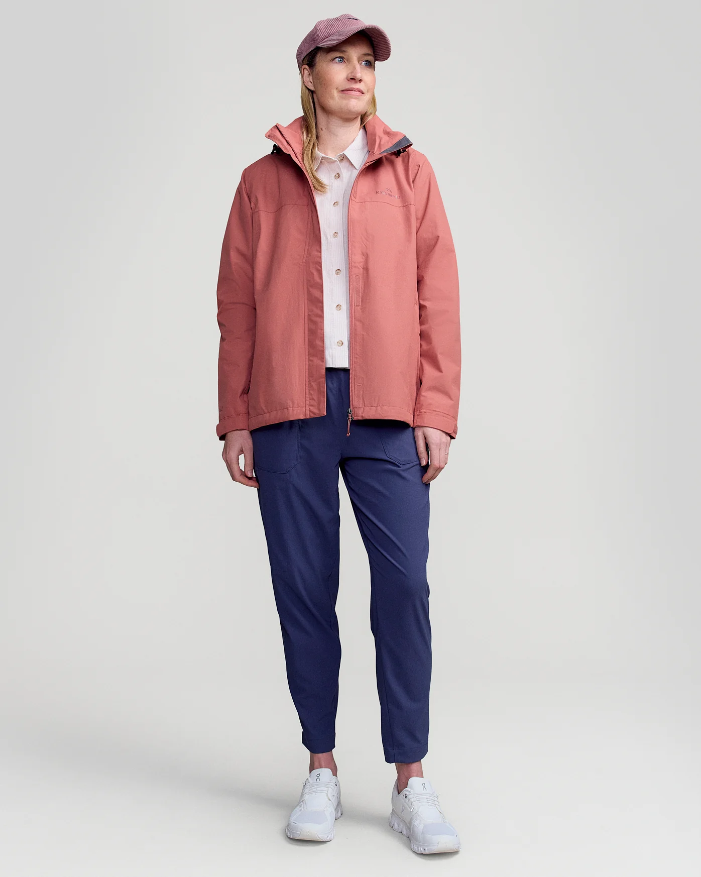 Women's Andulo 2-layer Rain Jacket - Clay - Image 3