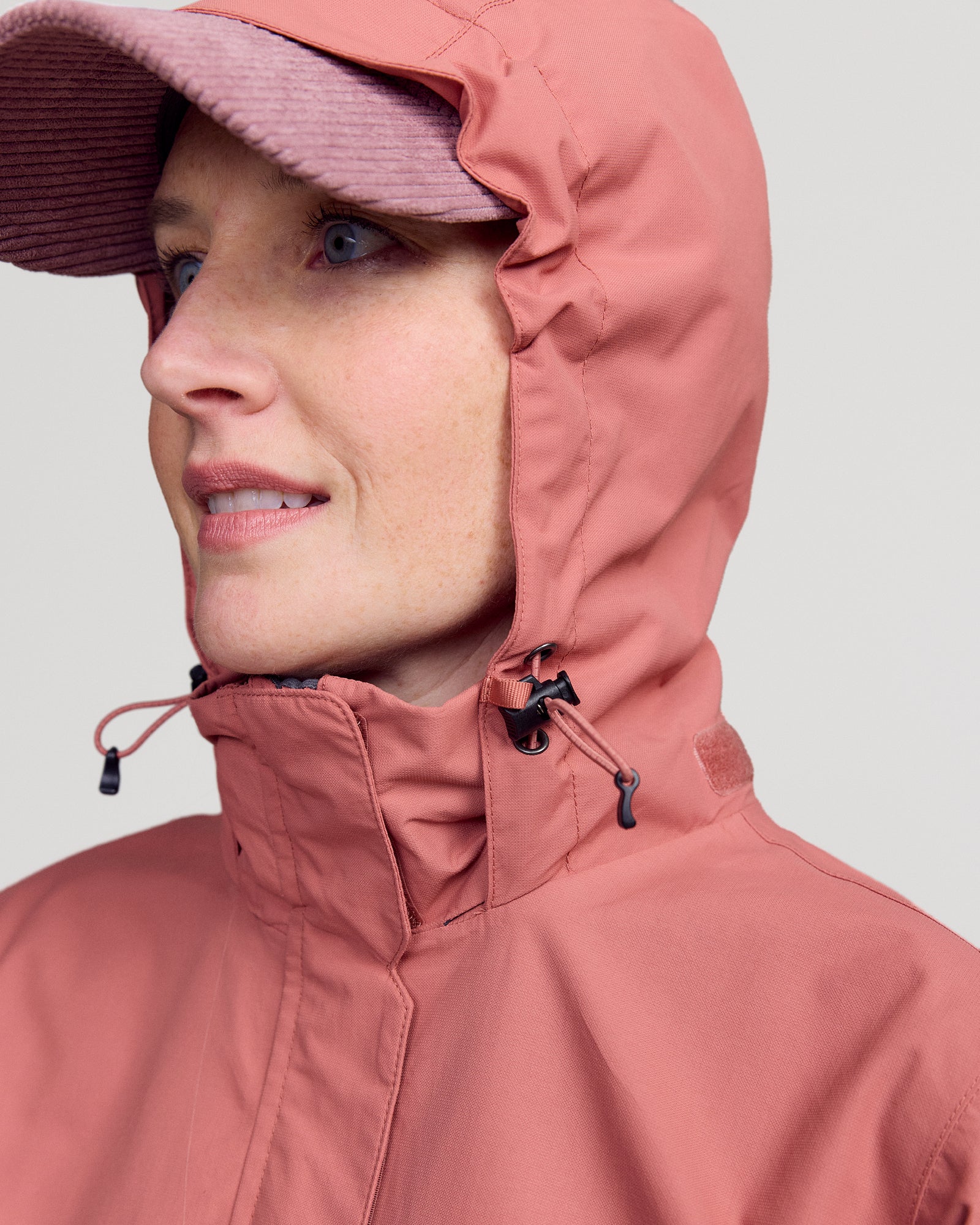 Women's Andulo 2-layer Rain Jacket - Clay - Image 6