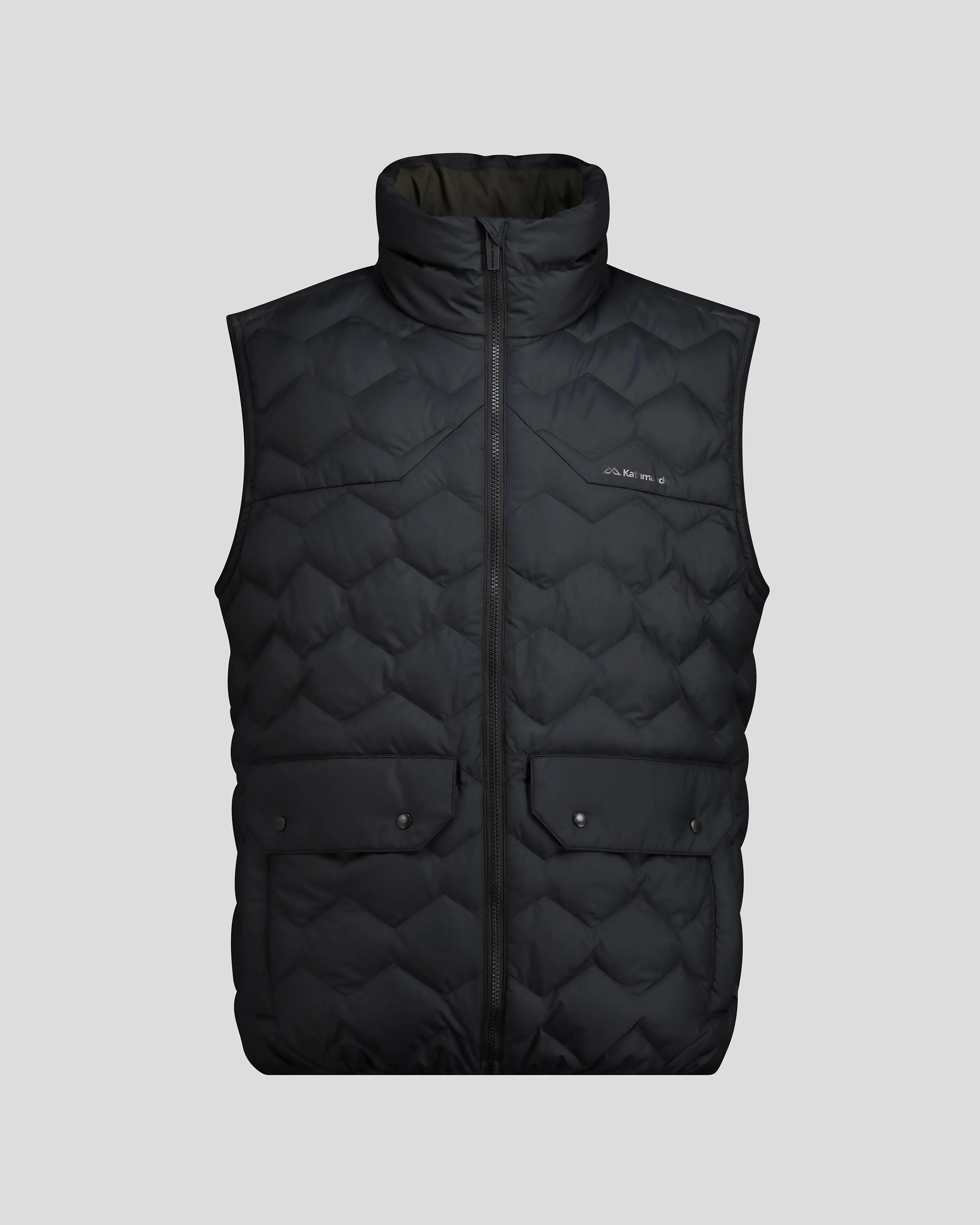Men's Any Time Down Vest - Black Stingray - Image 9