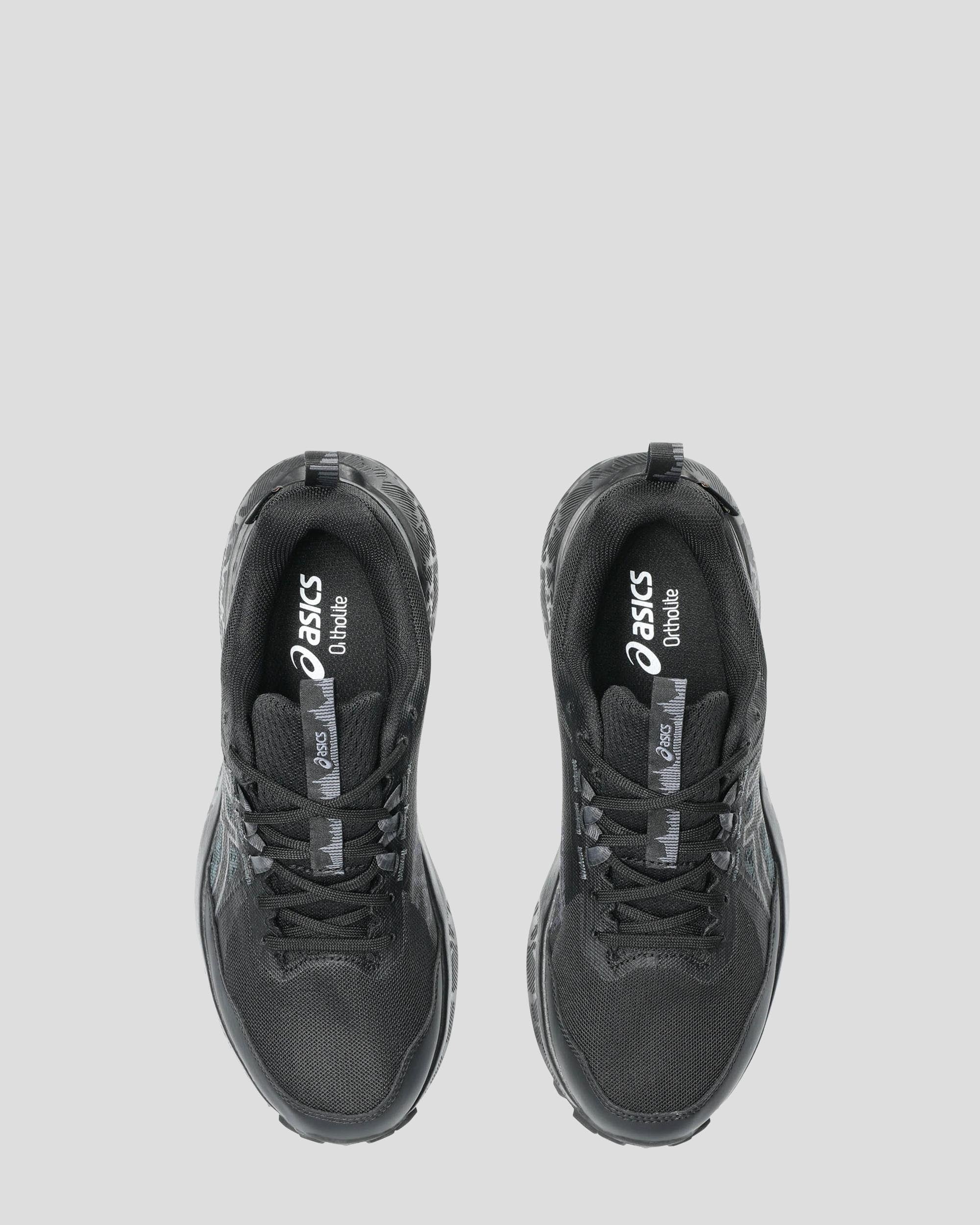 Women's Asics Gel-Sonoma 8 GTX Shoes - Black/Carrier Grey - Image 4