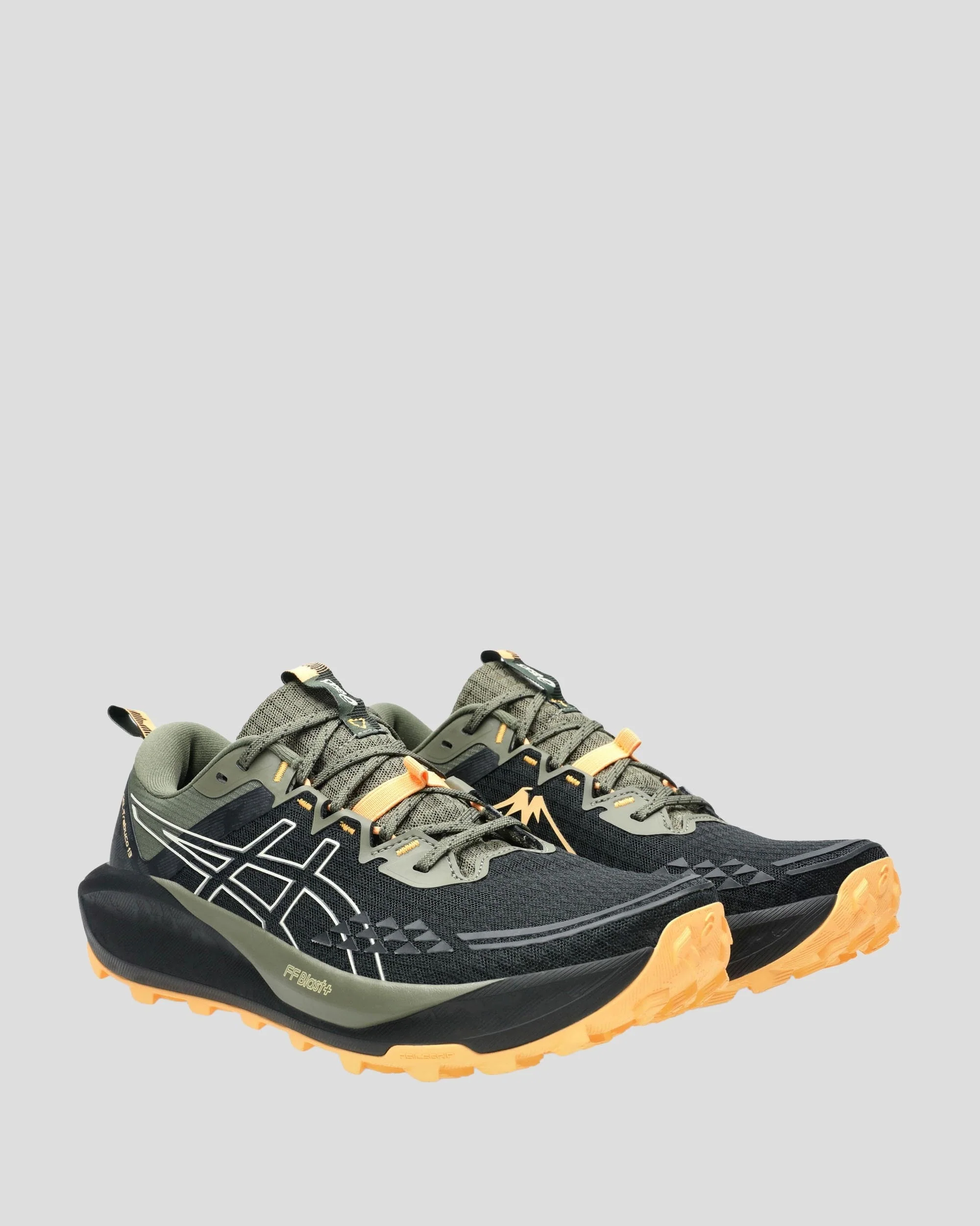 Men's Asics Gel-Trabuco 13 Shoes - Black/Cream - Image 2