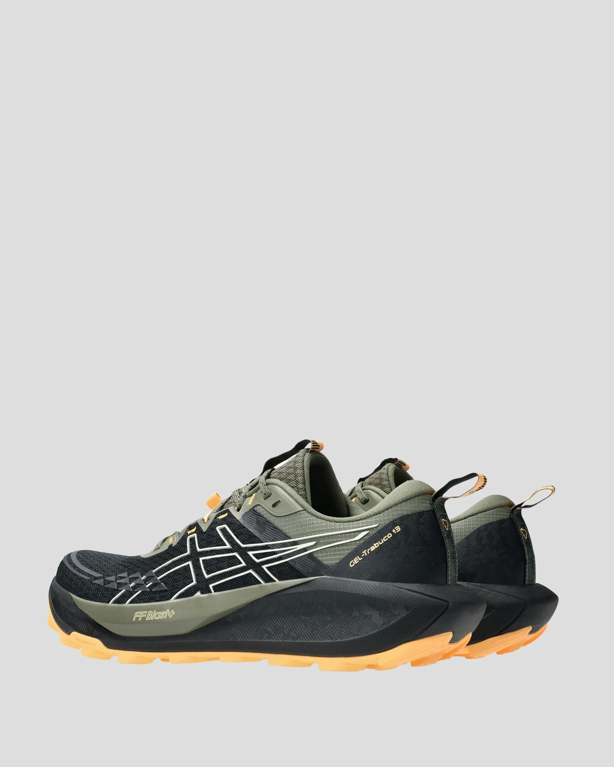 Men's Asics Gel-Trabuco 13 Shoes - Black/Cream - Image 5