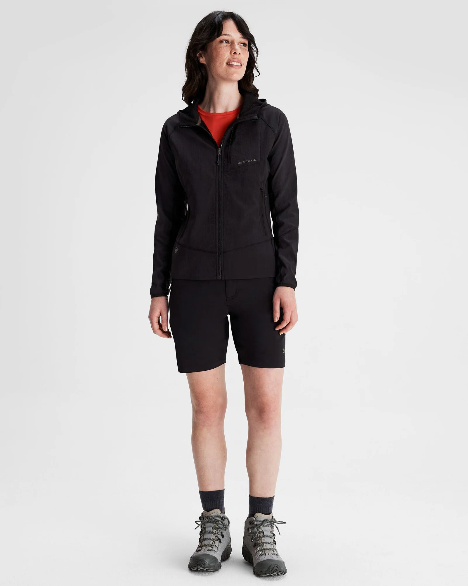 Women's Aysen Hooded Fleece Jacket - Black Stingray - Image 2