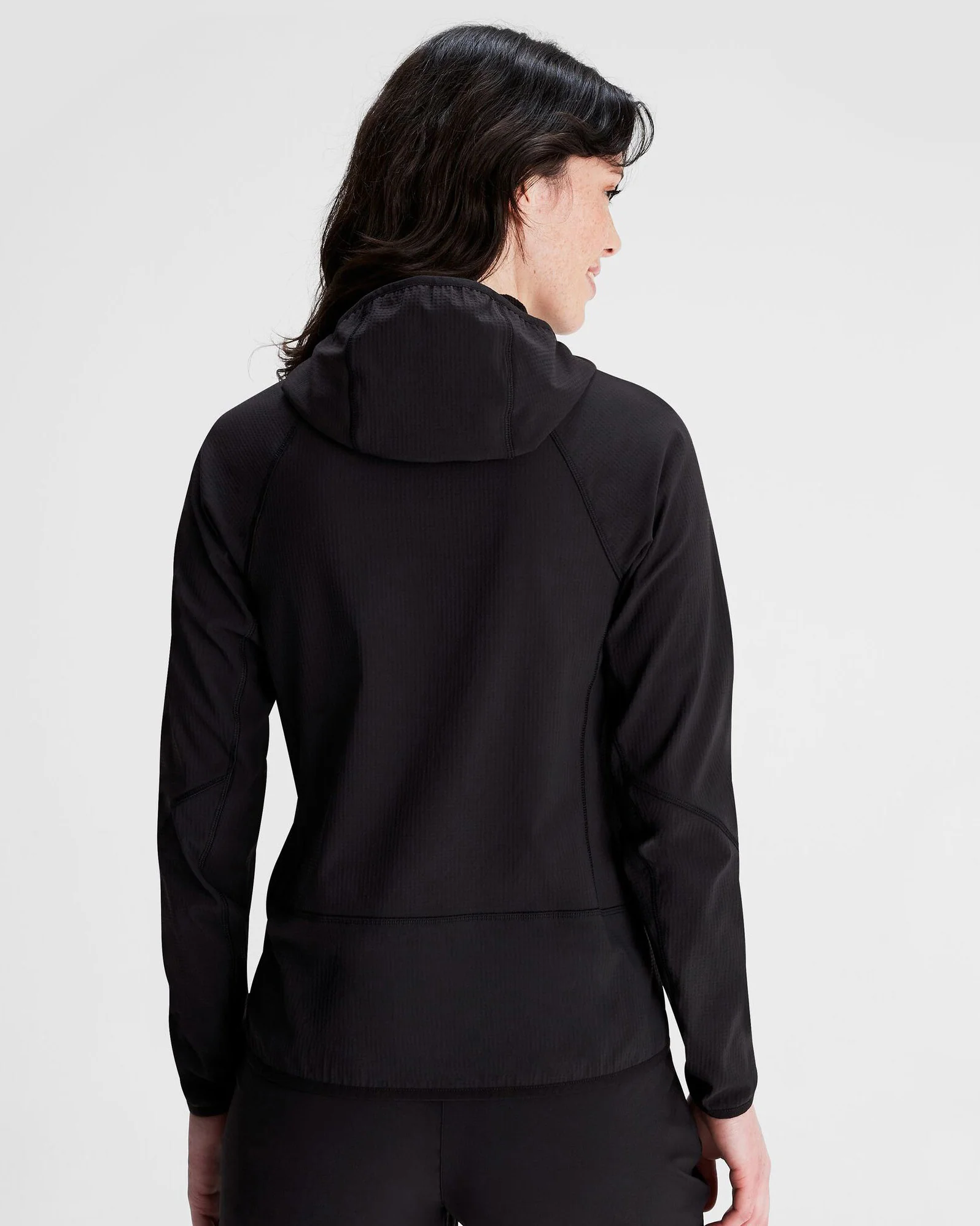 Women's Aysen Hooded Fleece Jacket - Black Stingray - Image 4