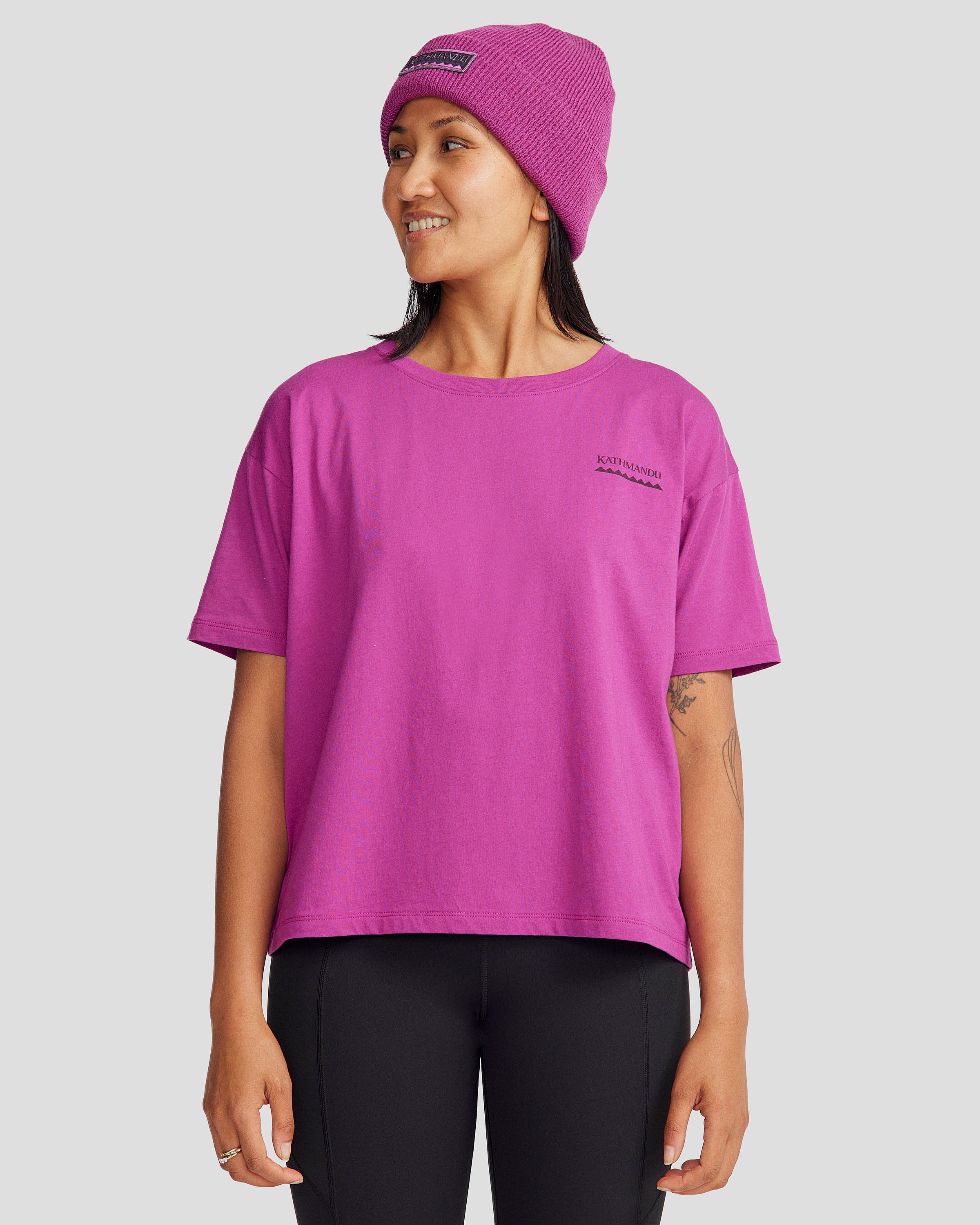 Women's Boxy Heritage Organic Cotton T-shirt - Raz