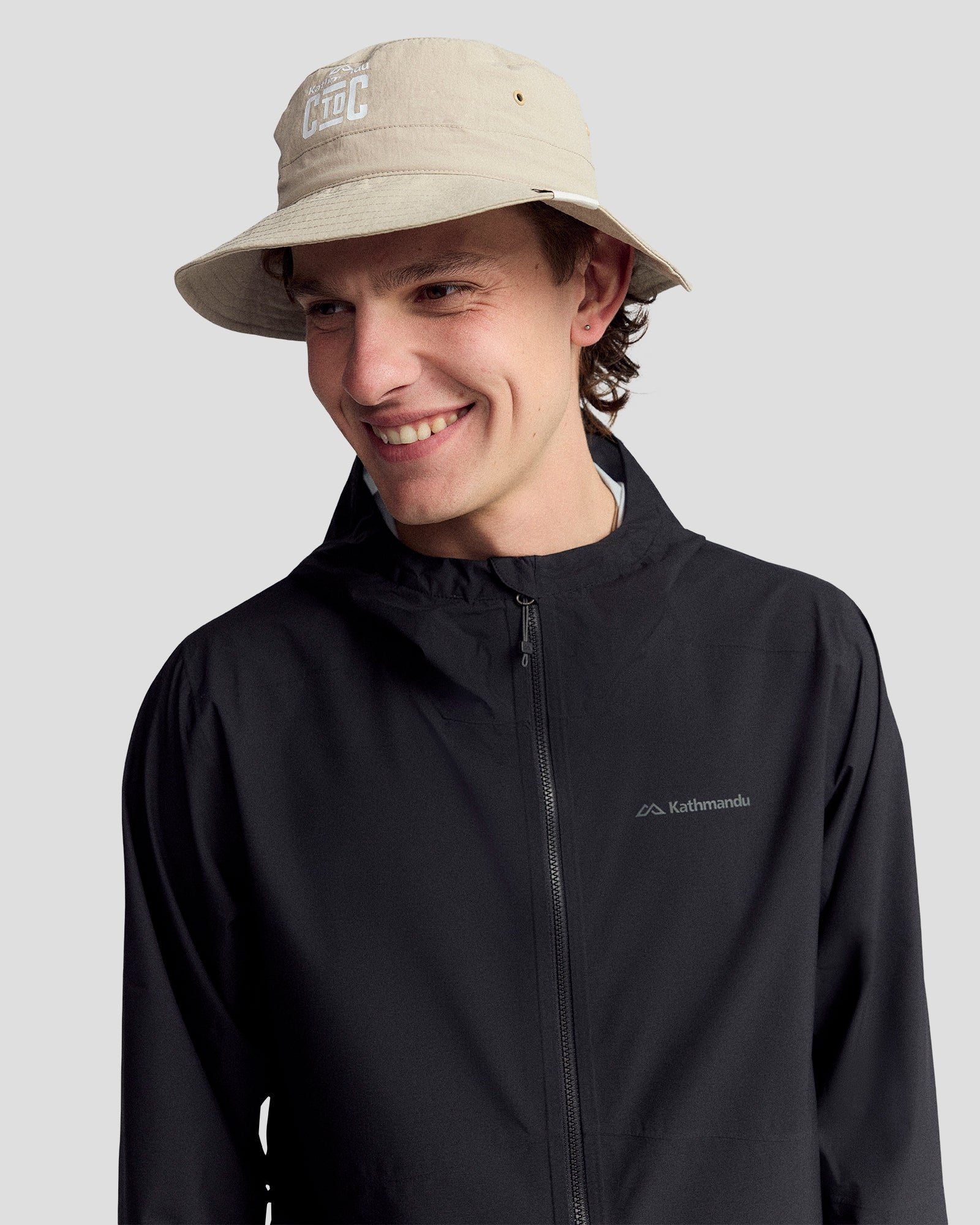 Coast To Coast - EVRY-Day UPF 50+ Bucket Hat - Burnt Olive/Black - Image 2