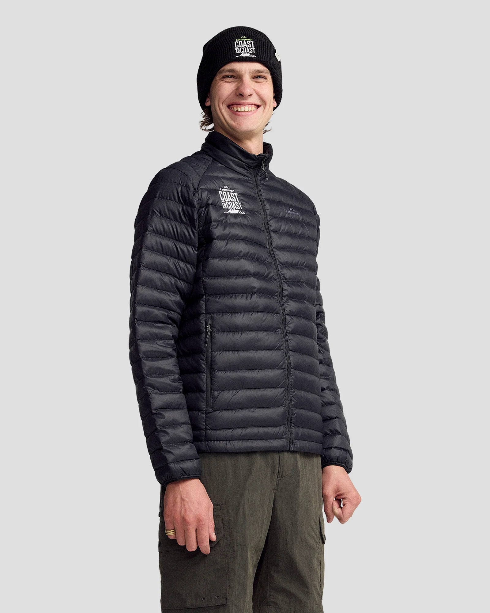 Coast To Coast - Men's Heli Down Jacket - Black Stingray - Image 6