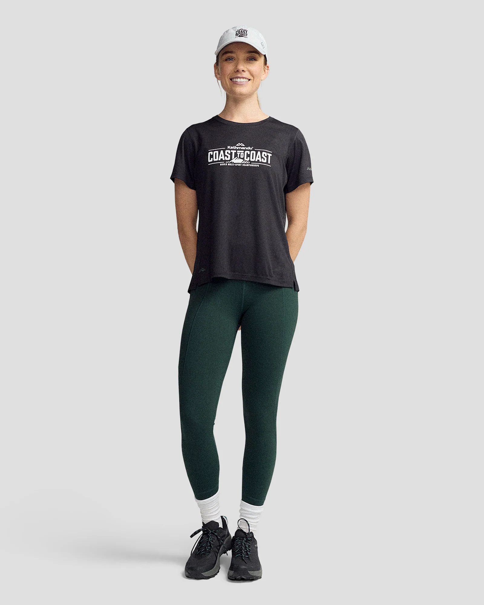 Coast To Coast - Women's Seeker Tee - Black Stingray - Image 2
