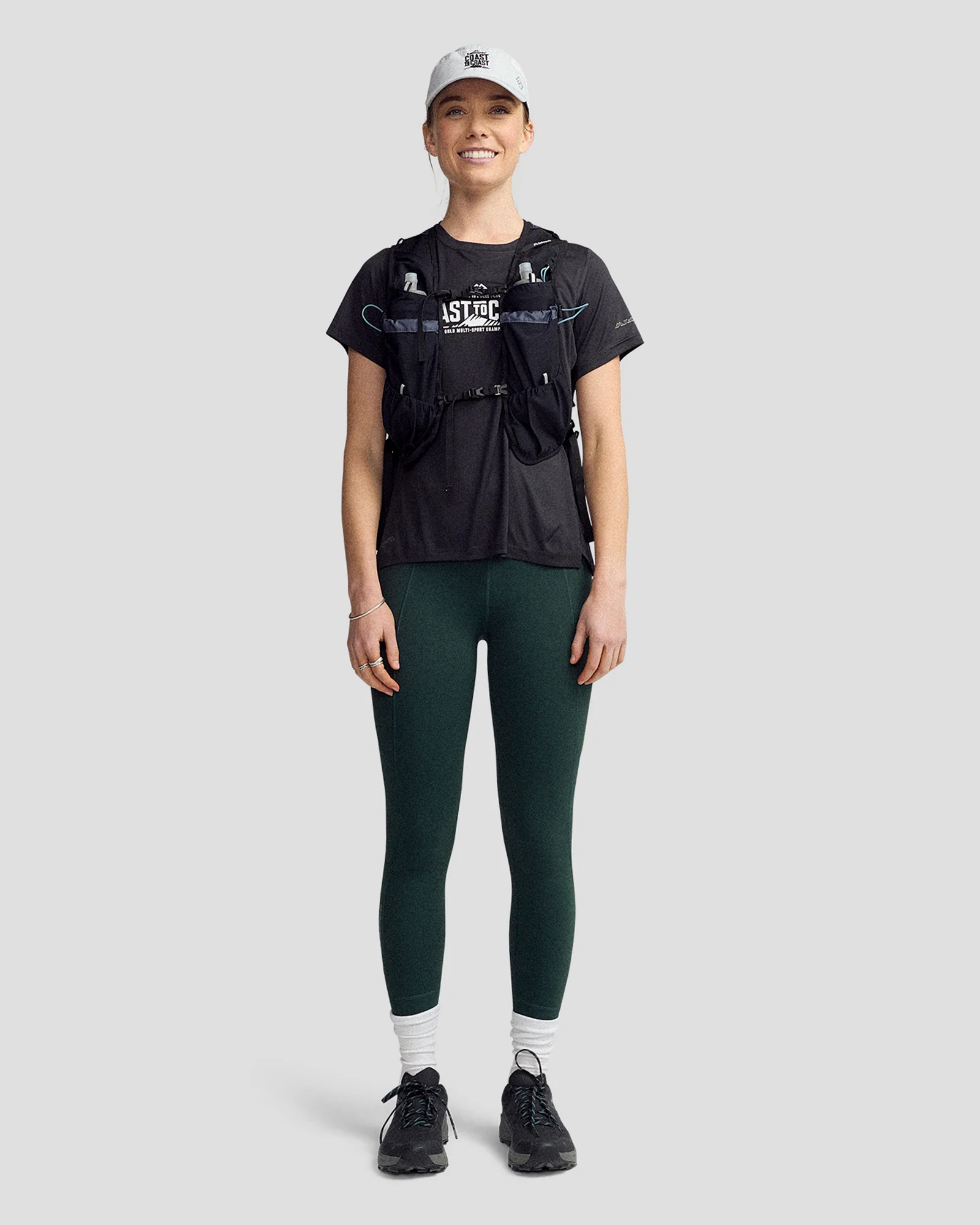 Coast To Coast - Women's Seeker Tee - Black Stingray - Image 5