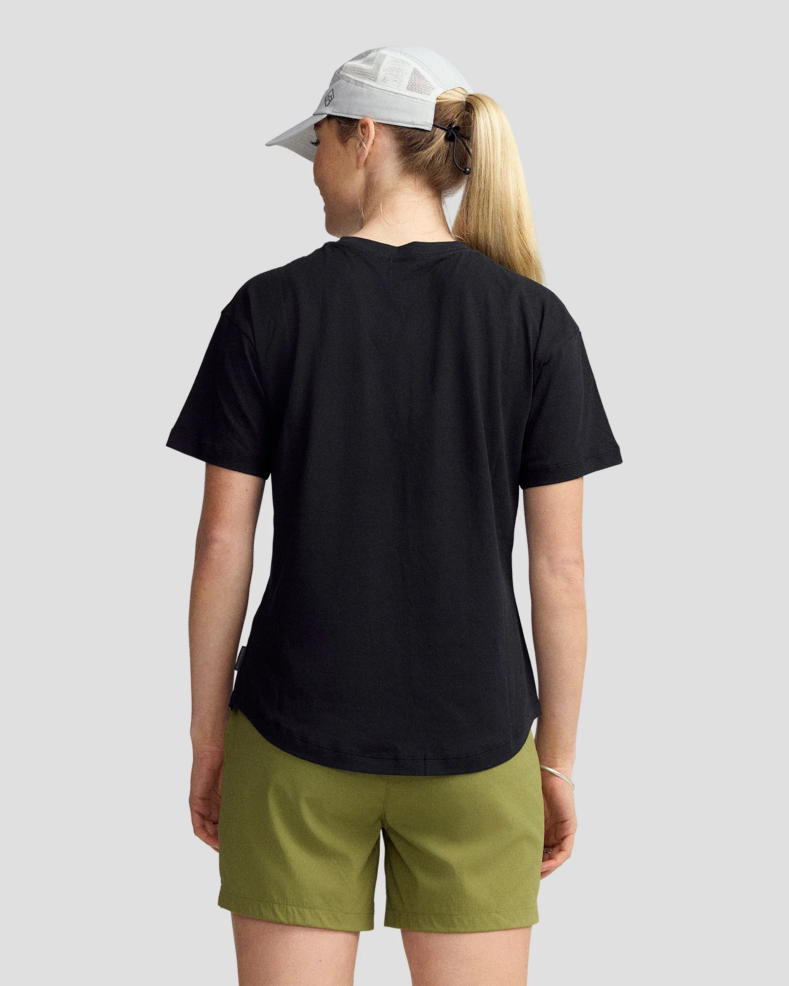 Coast To Coast - Women's Solid Organic Cotton Tee - Black/Black - Image 4