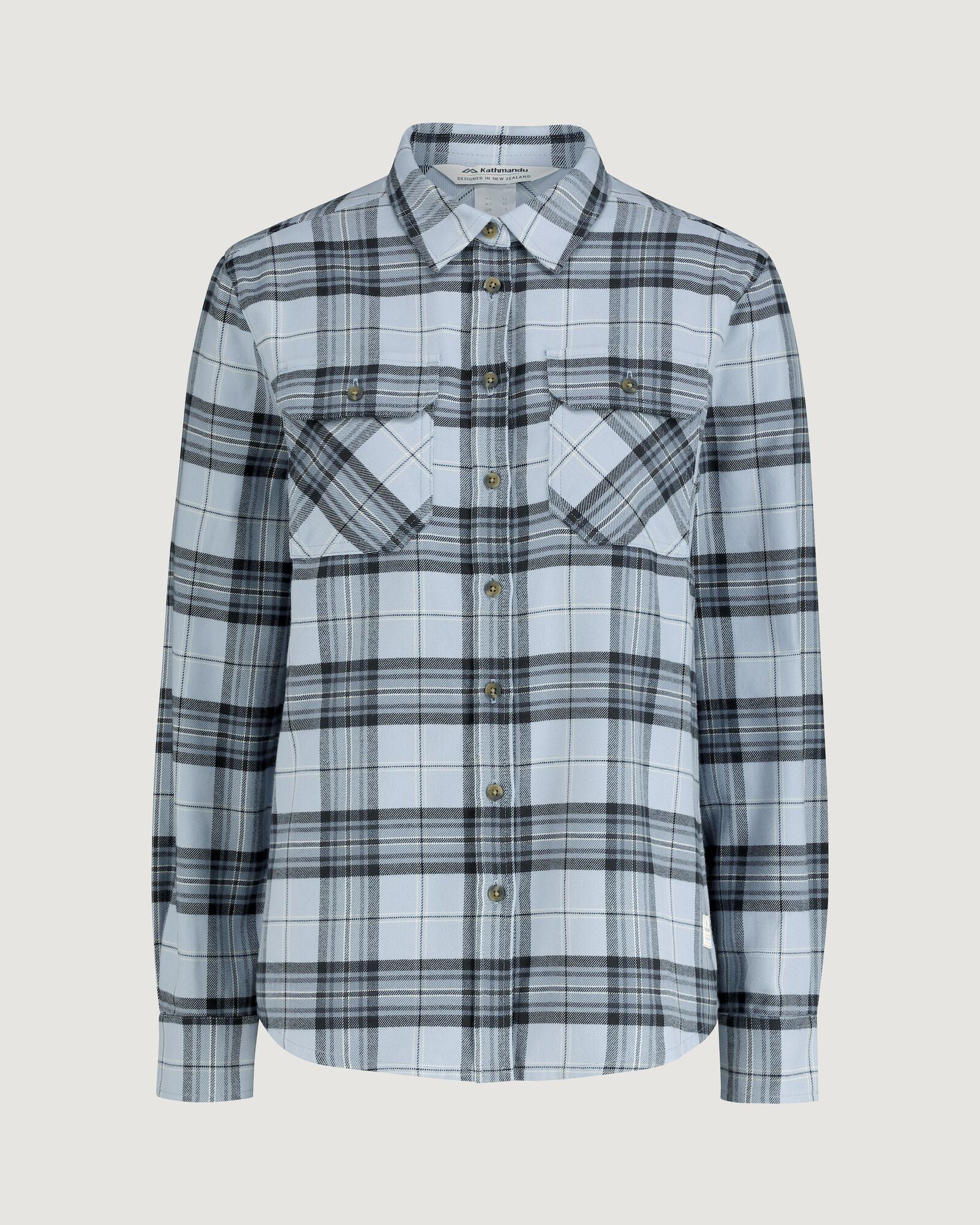 Carrillon Women's HF Long Sleeve Shirt - Ripple/Night Check - Image 6