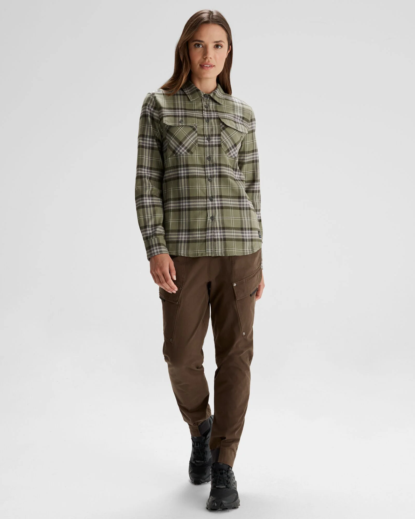 Women's Carrillon HF Long Sleeve Shirt - Mountain Plaid Beech - Image 2