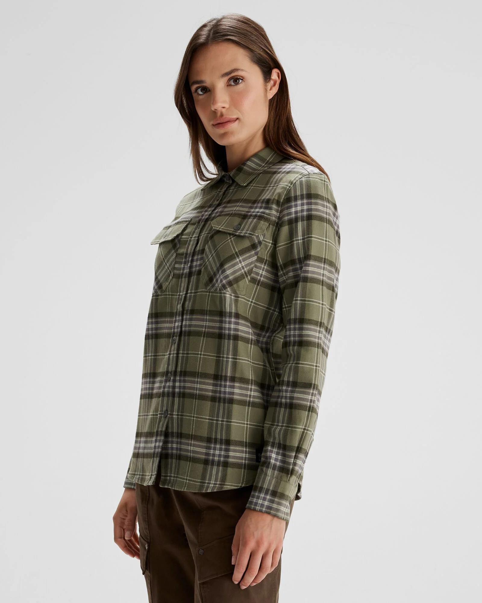 Women's Carrillon HF Long Sleeve Shirt - Mountain Plaid Beech - Image 3