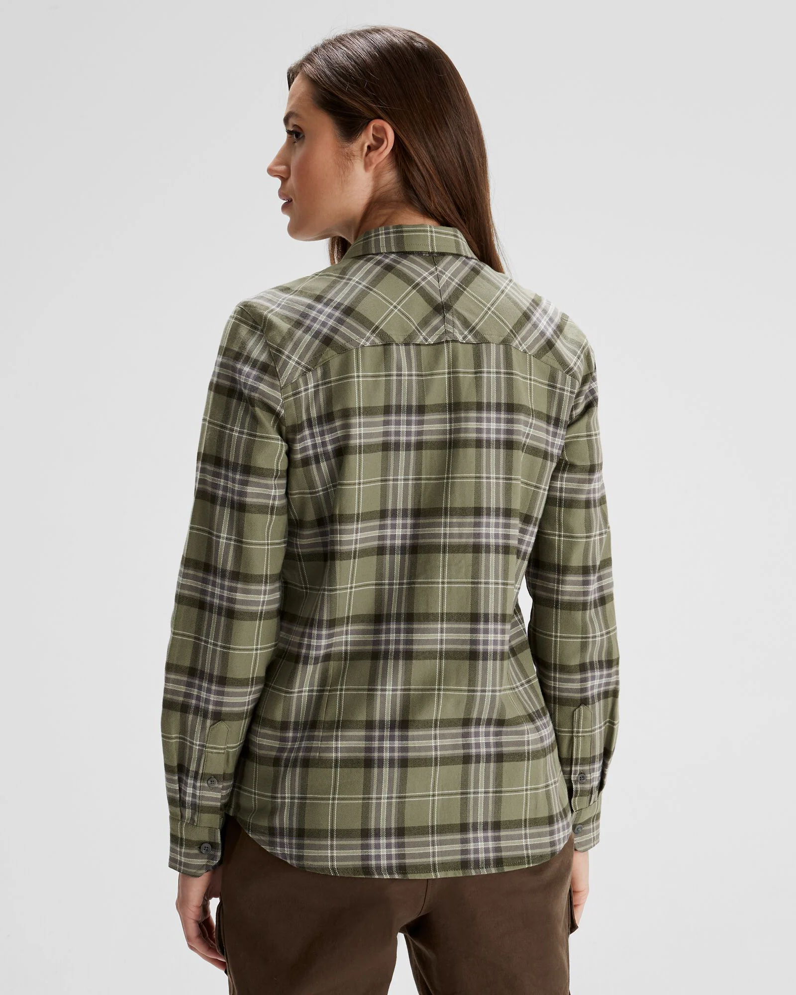 Women's Carrillon HF Long Sleeve Shirt - Mountain Plaid Beech - Image 4