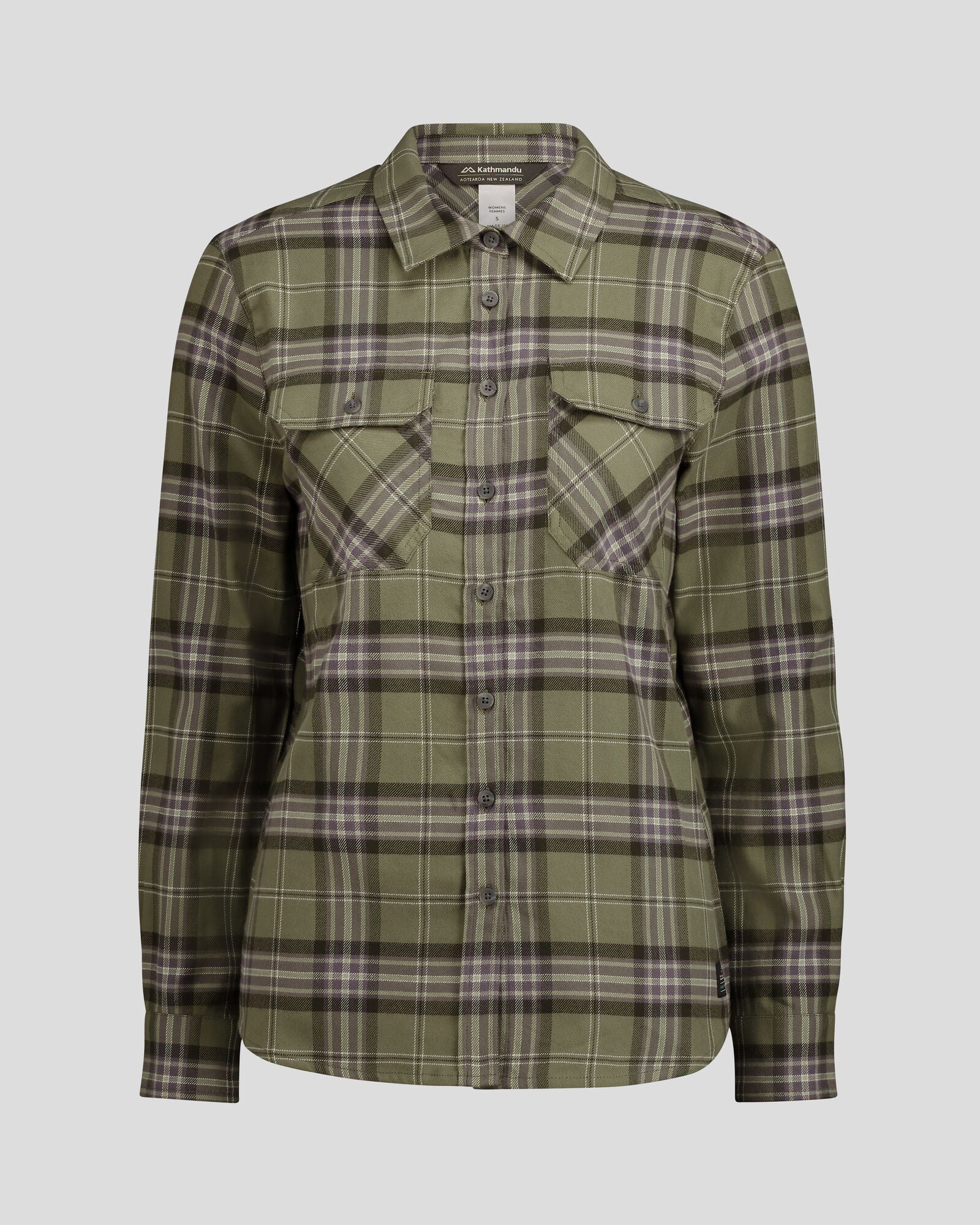 Women's Carrillon HF Long Sleeve Shirt - Mountain Plaid Beech - Image 5