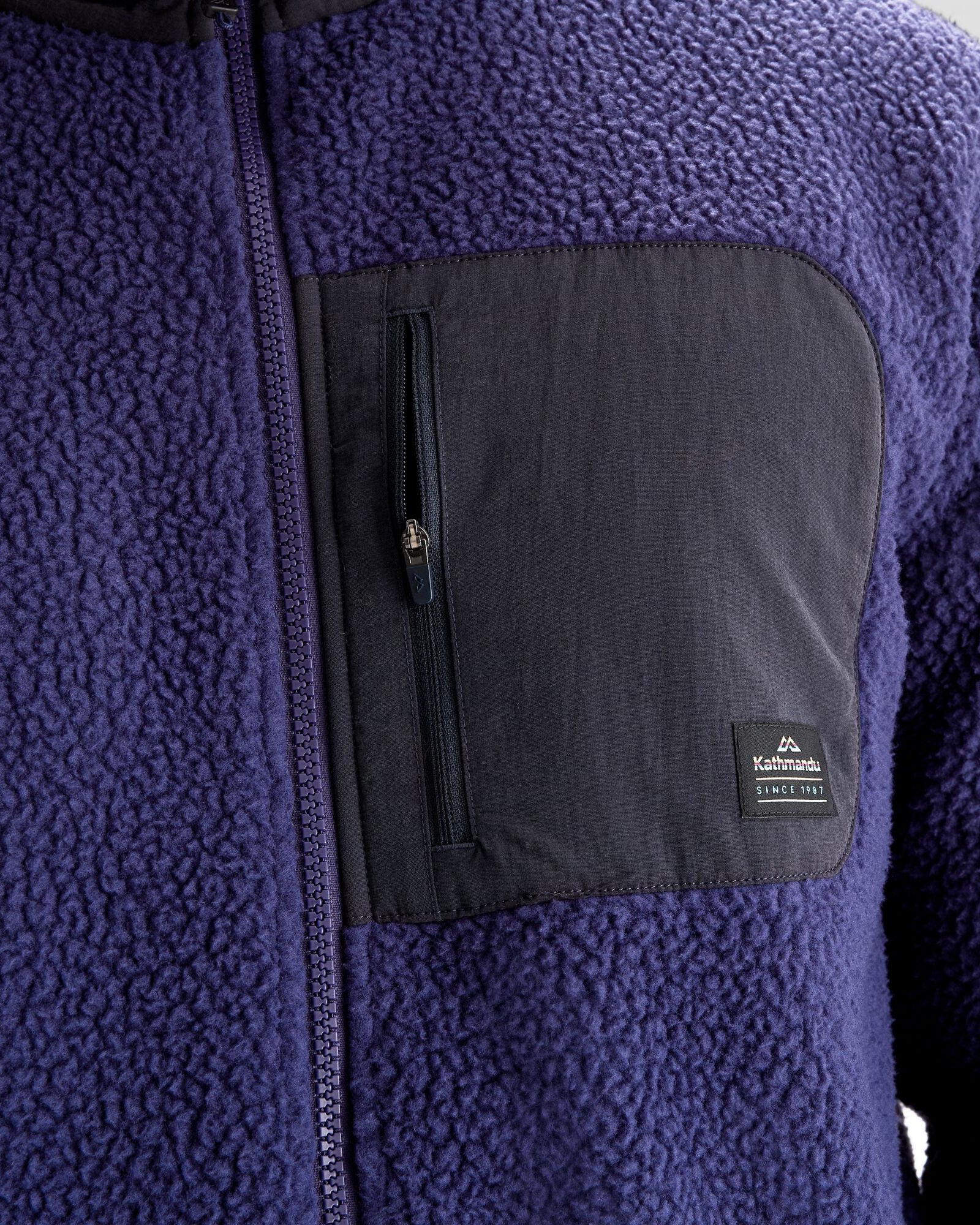 Men's Co-Z High Pile Jacket  - Dark Horizon - Image 3