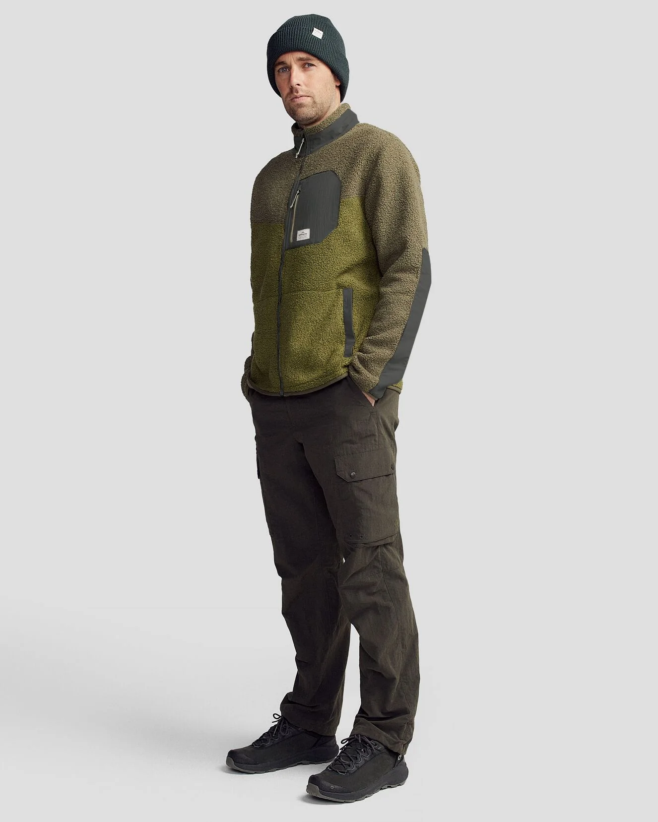 Men's Co-Z High Pile Jacket v3 - Light Moss/Dark Fern - Image 3