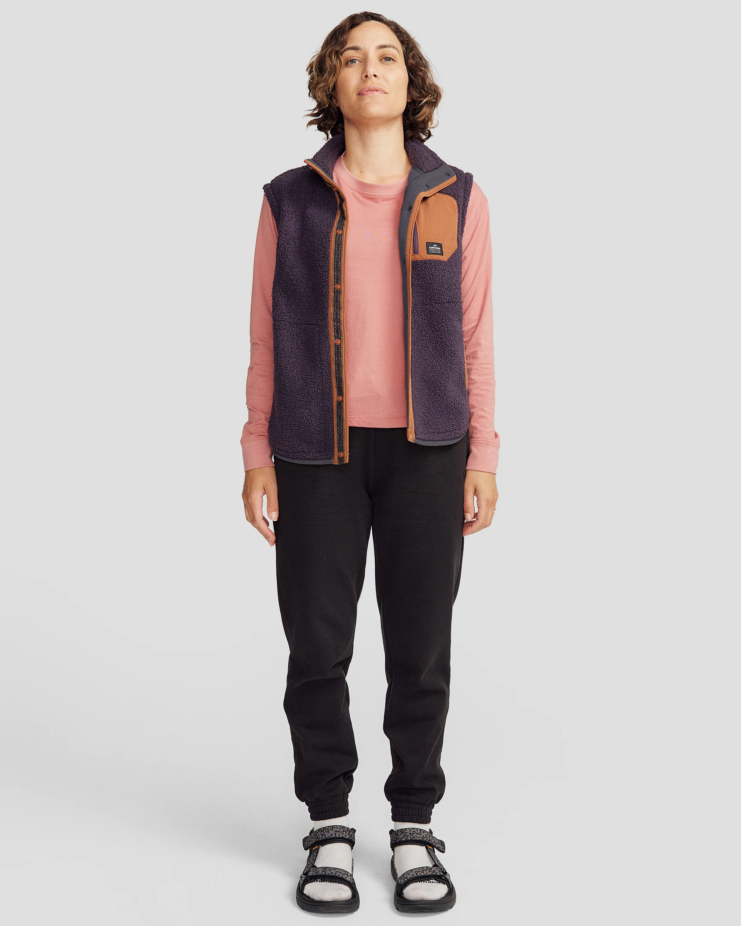 Women's Co-Z High Pile Vest - Orbit/Woodsy - Image 2