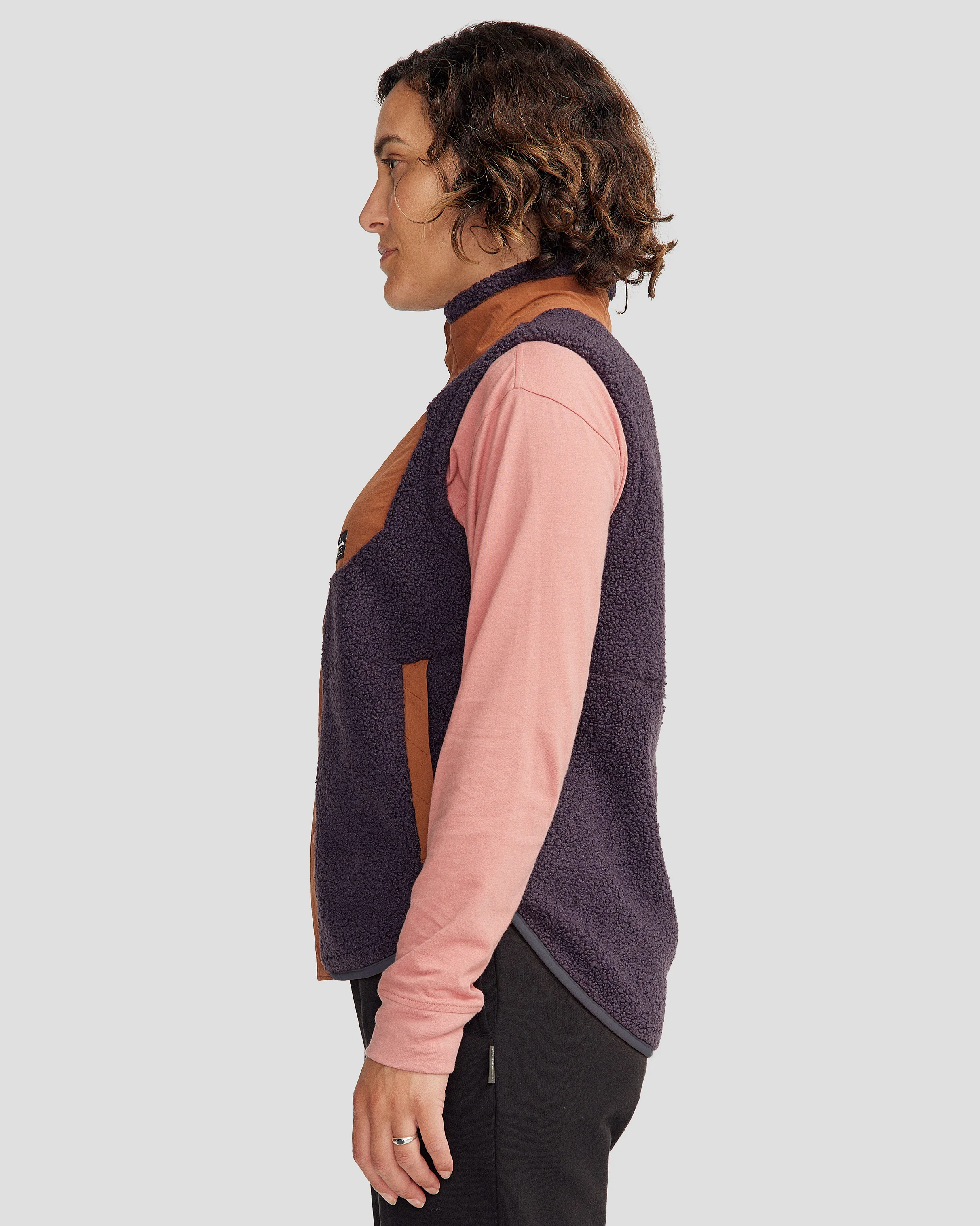 Women's Co-Z High Pile Vest - Orbit/Woodsy - Image 3