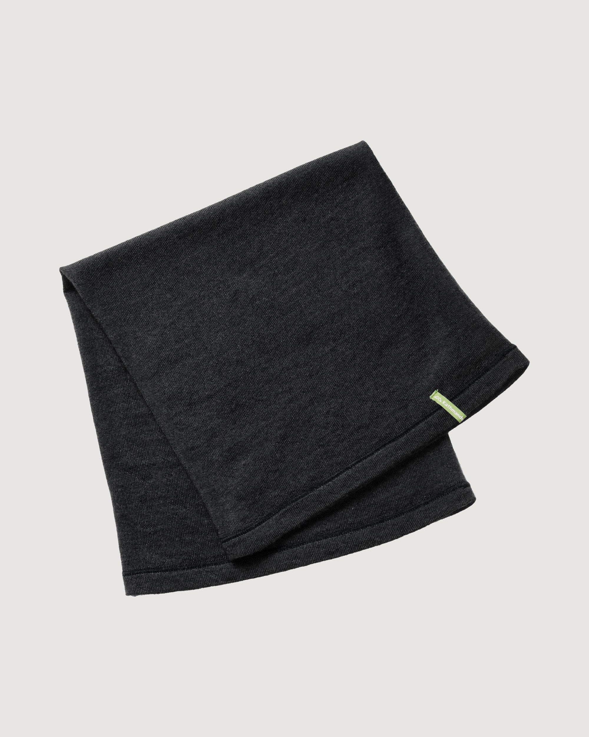 Core Spun Merino Neck Gaiter - Black - Image 2
