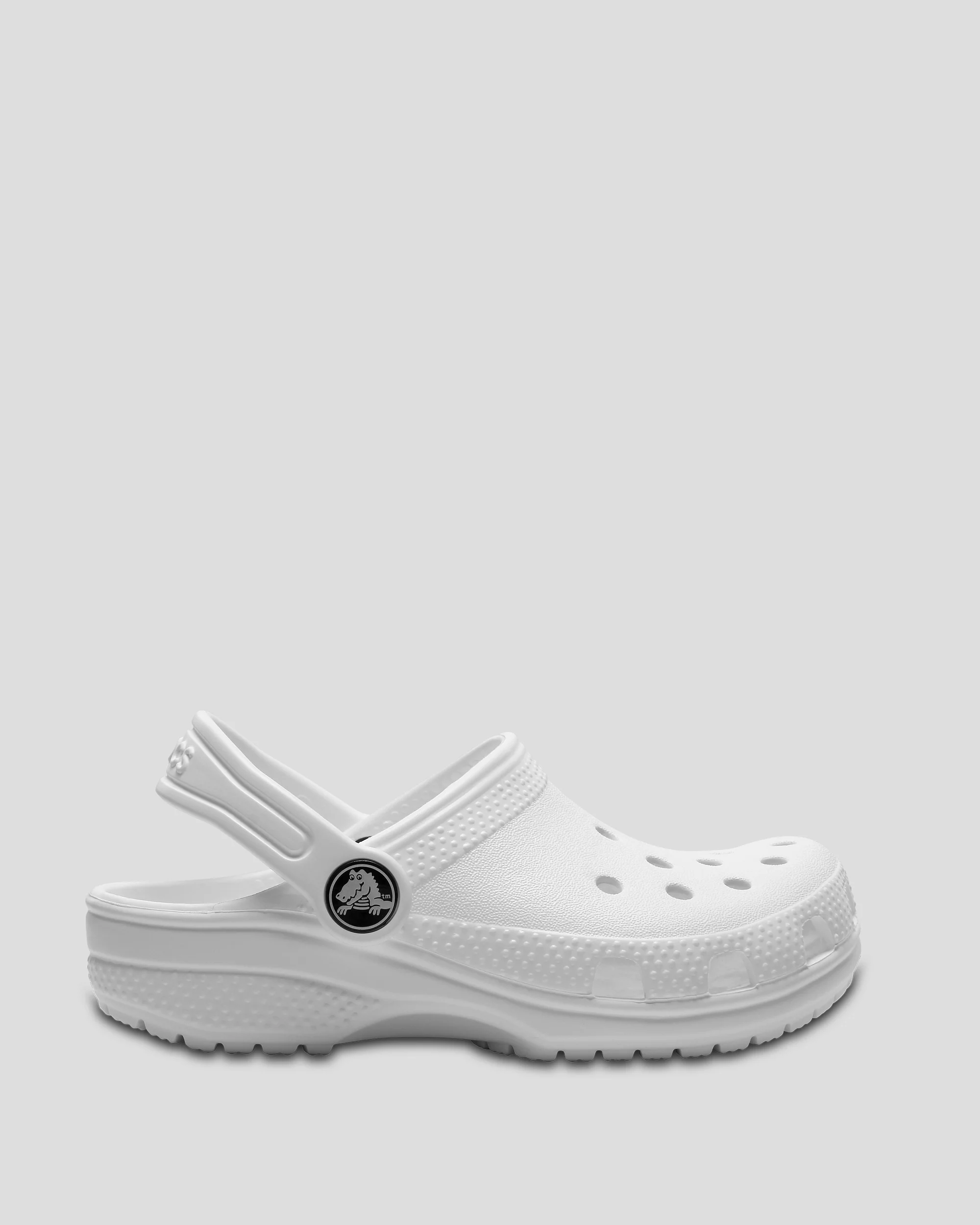 Kids' Classic Clog Crocs - White