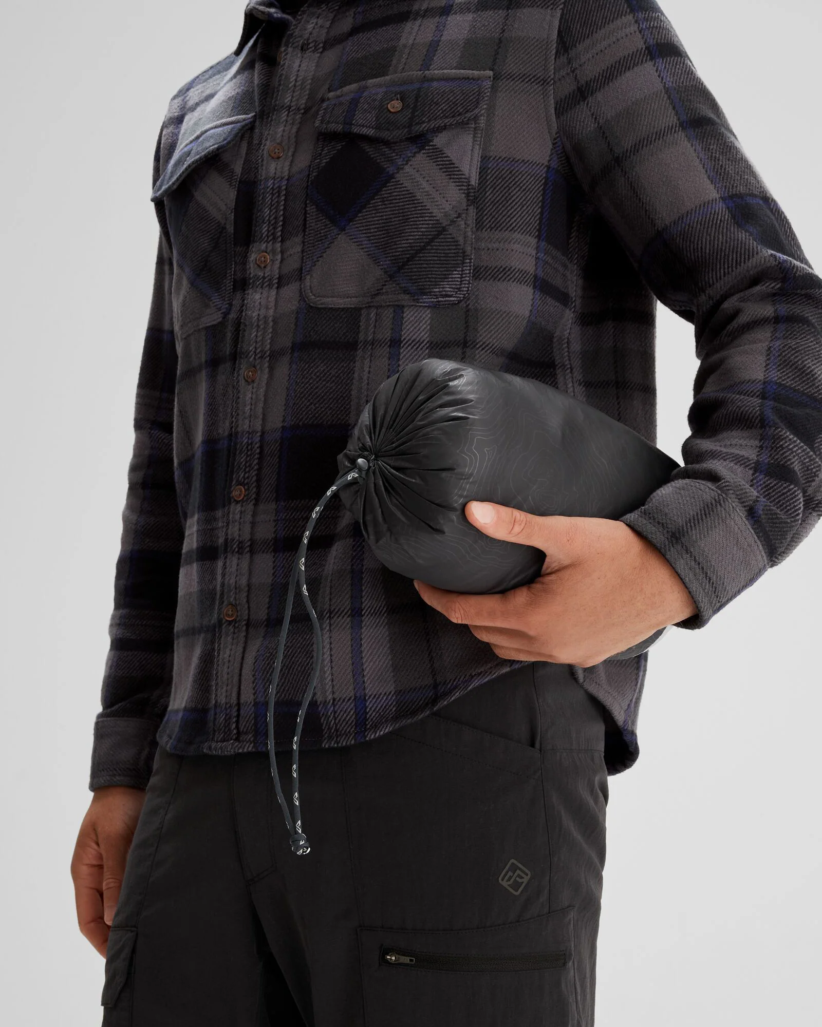 Men's Epiq Down Jacket - Steel Grey/Black - Image 5