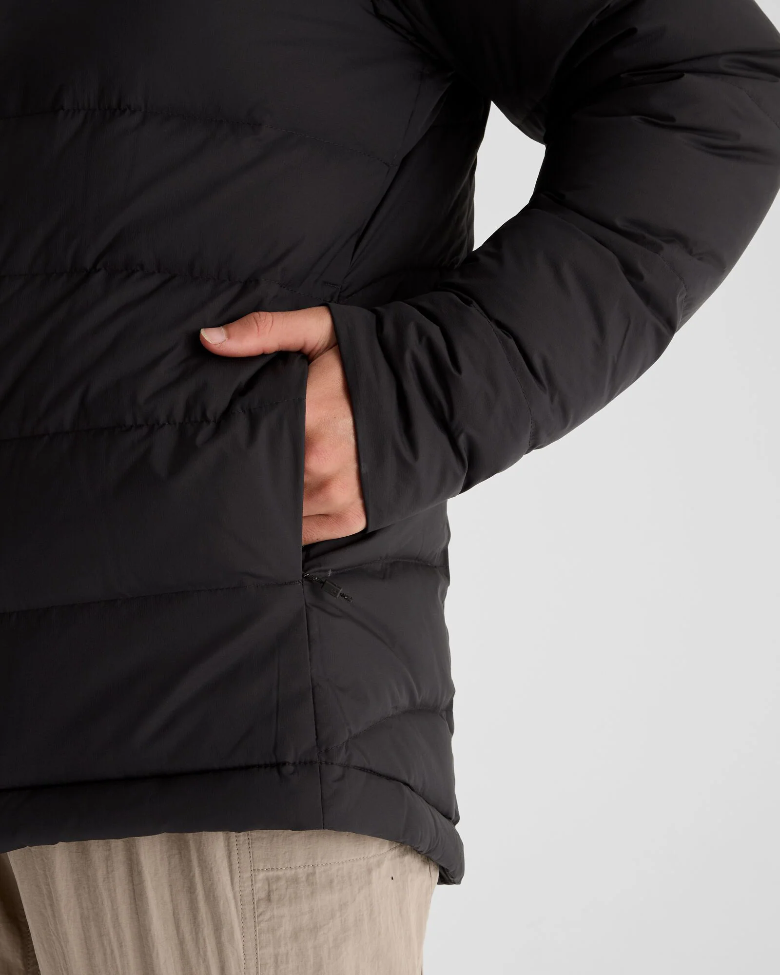 Men's Epiq SE Hooded Down Jacket - Black - Image 7