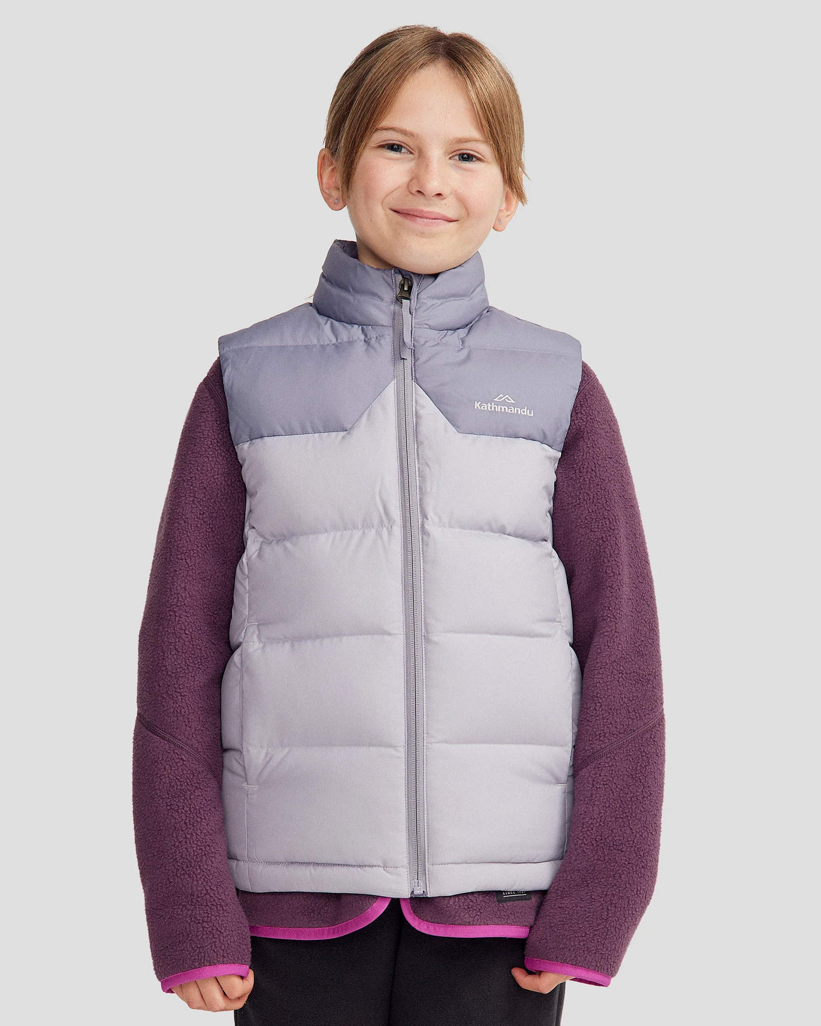 Youth's Epiq Down Vest - Dark Haze/Light Haze