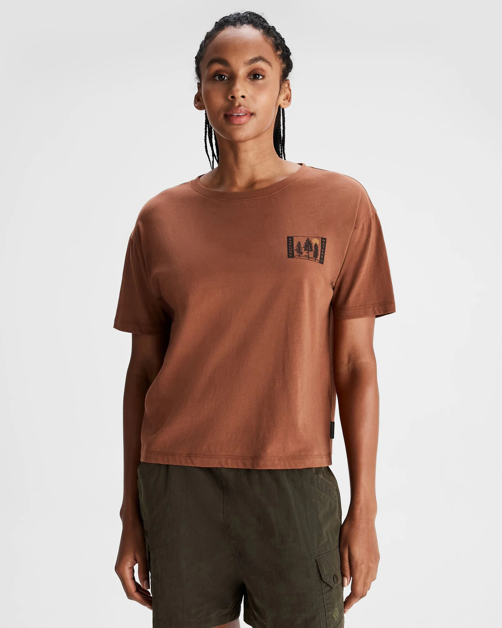 Women's Explore Nature Organic Cotton T-shirt - Woodsy