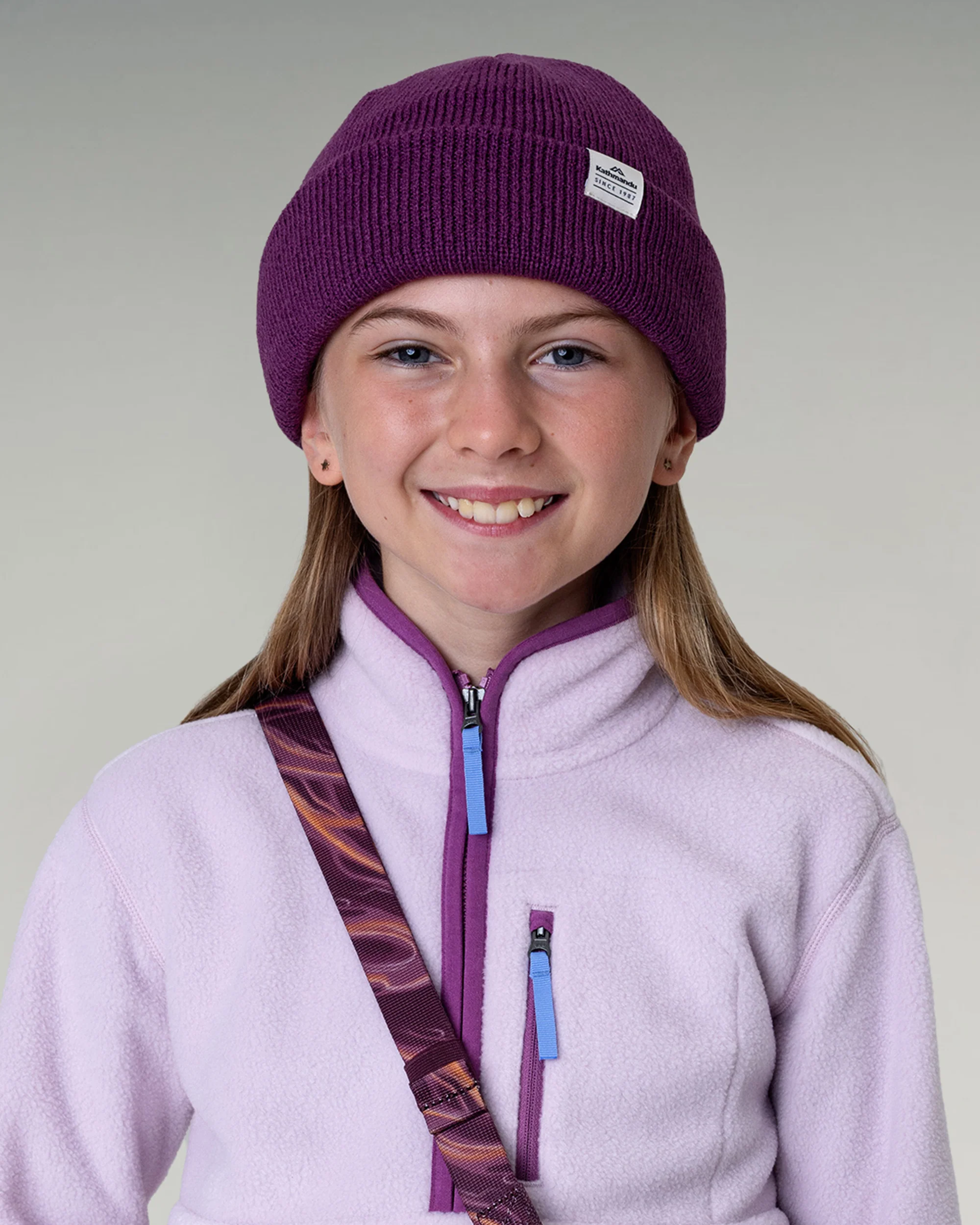 Kids' Fyfe Beanie - Berry