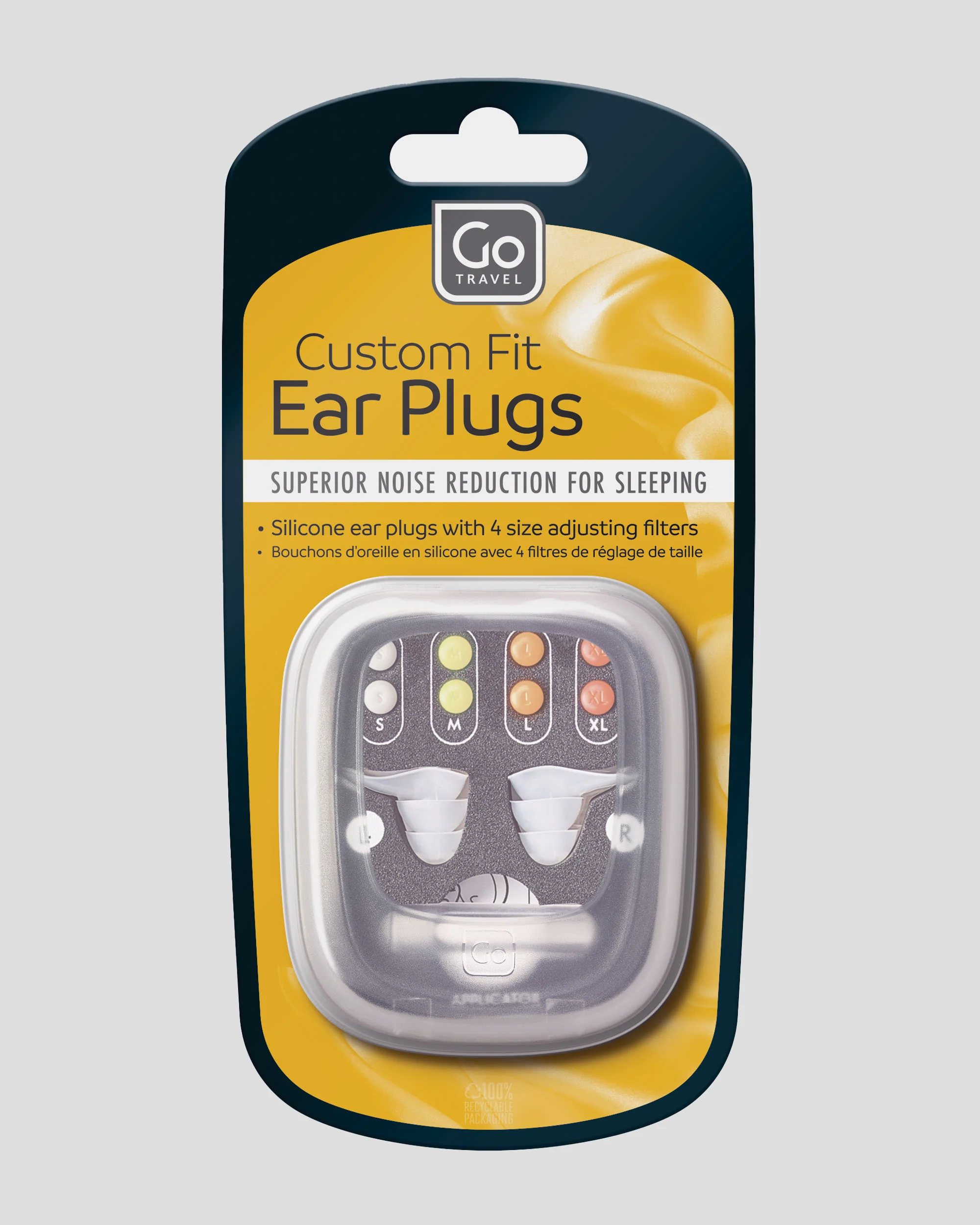 Go Travel Custom Fit Ear Plugs - White