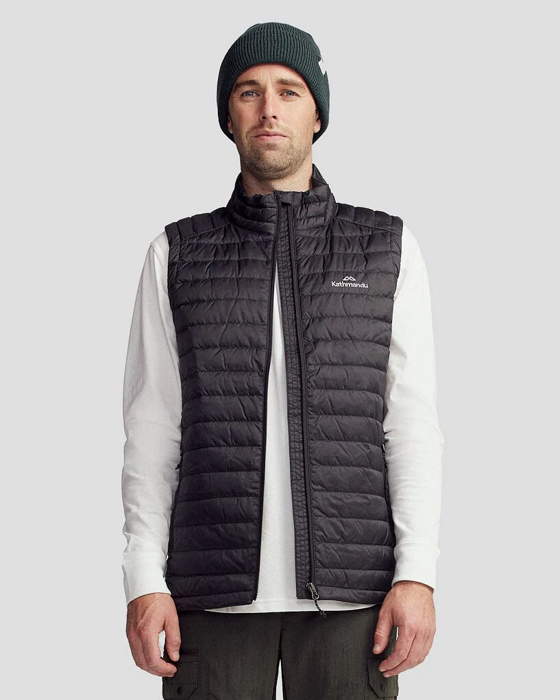 Men's Heli Down Vest - Black