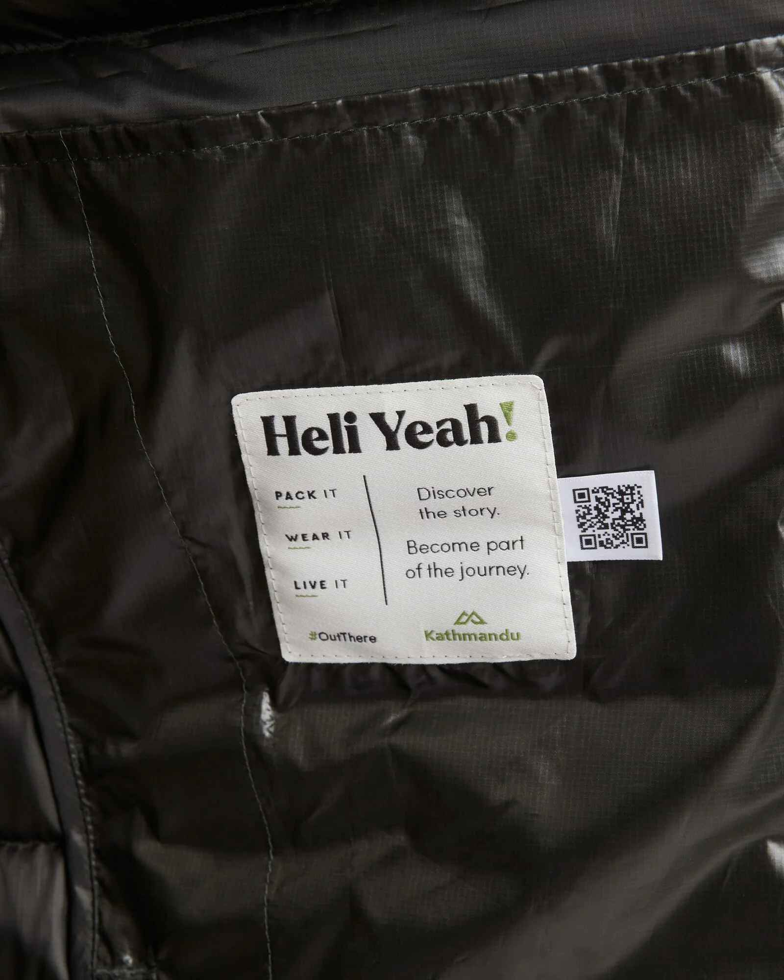 Men's Heli R Down Vest - Black Stingray - Image 5