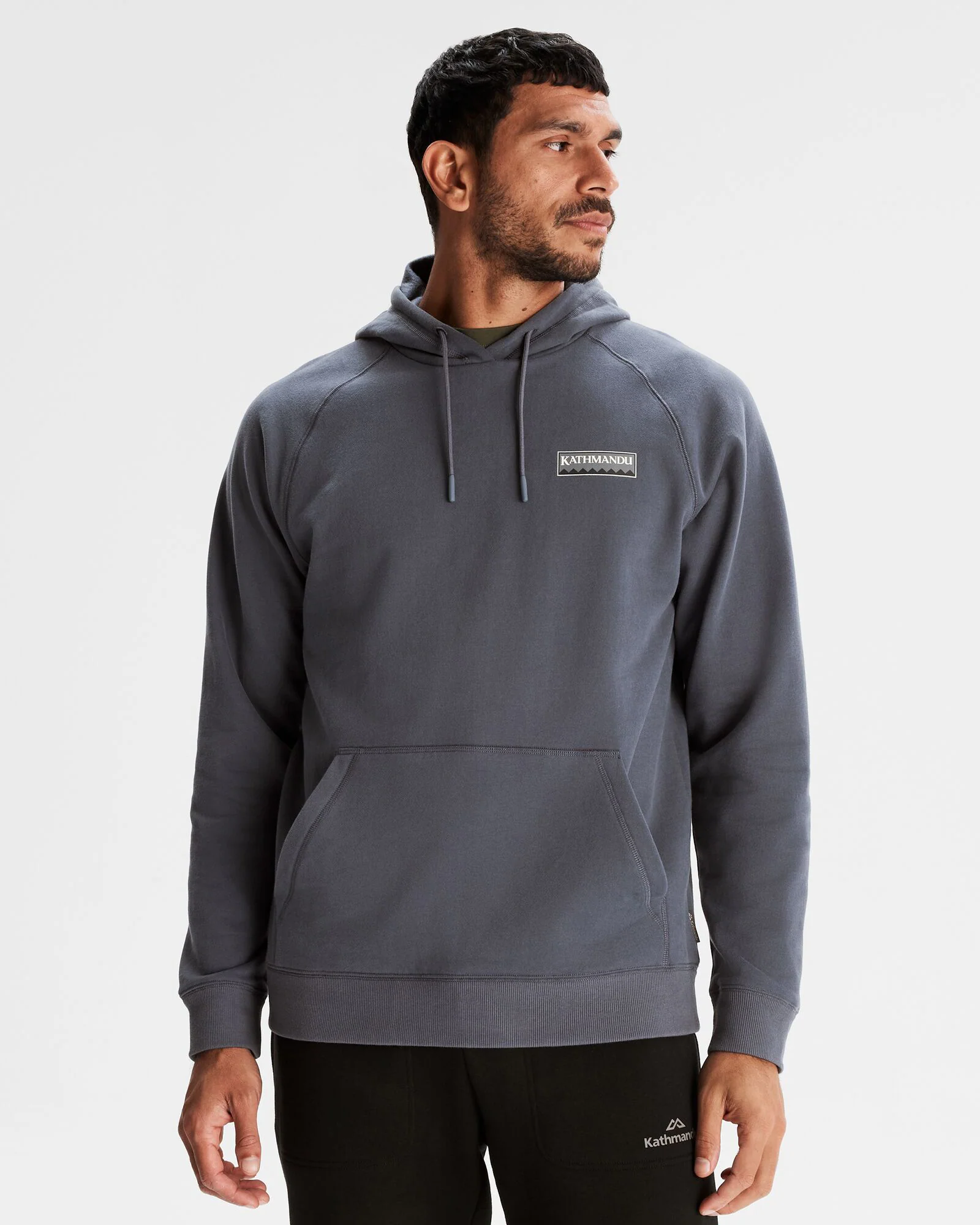 Men's Heritage Logo LT BB Hoodie  - Mid Navy