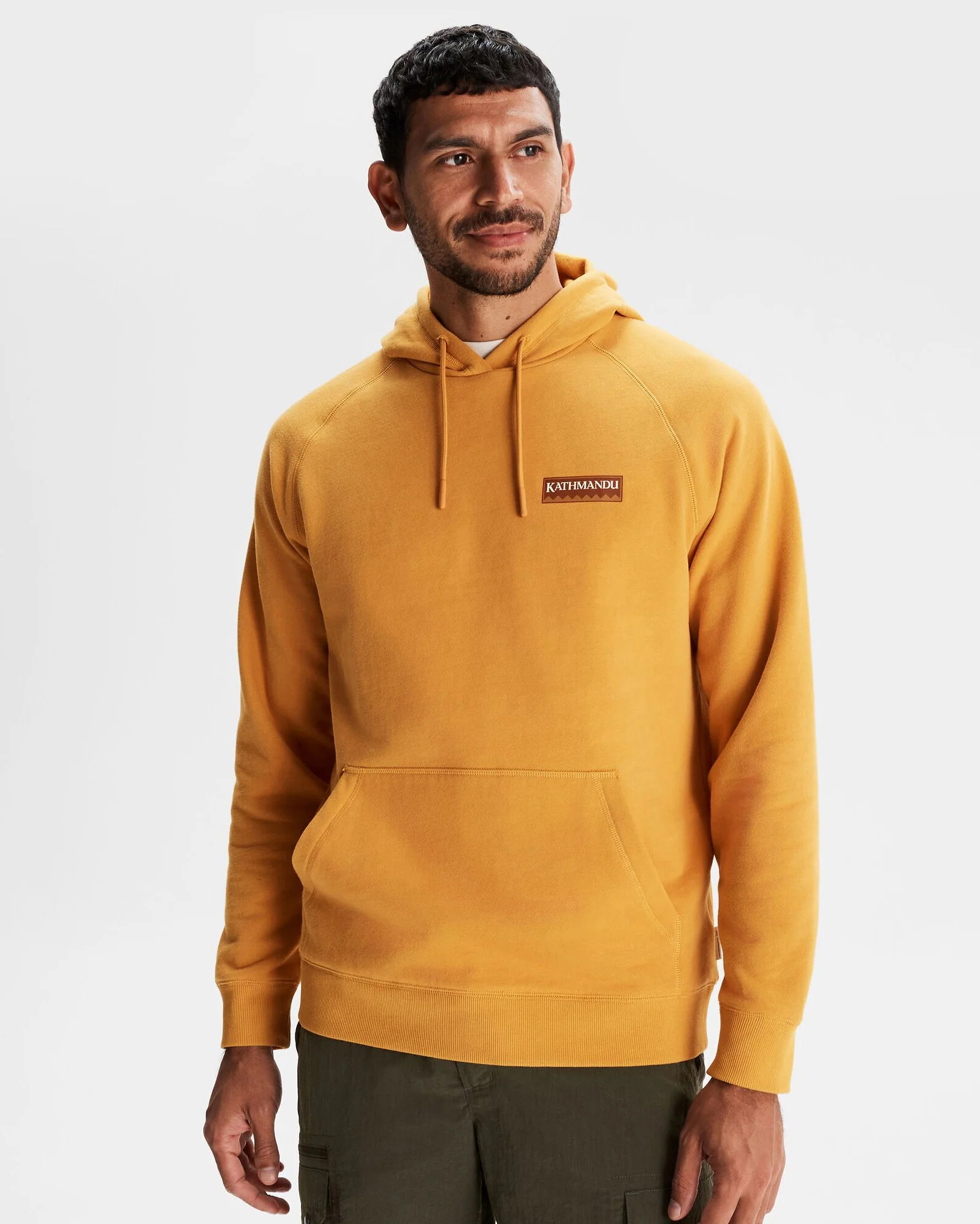 Men's Heritage Logo LT BB Hoodie - Mustard Yellow