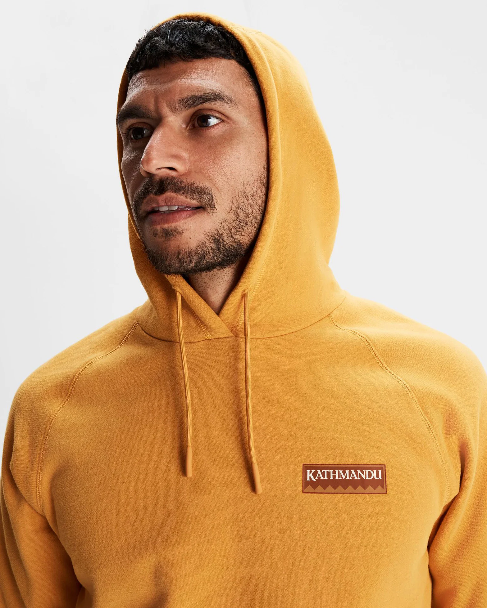 Men's Heritage Logo LT BB Hoodie - Mustard Yellow - Image 4