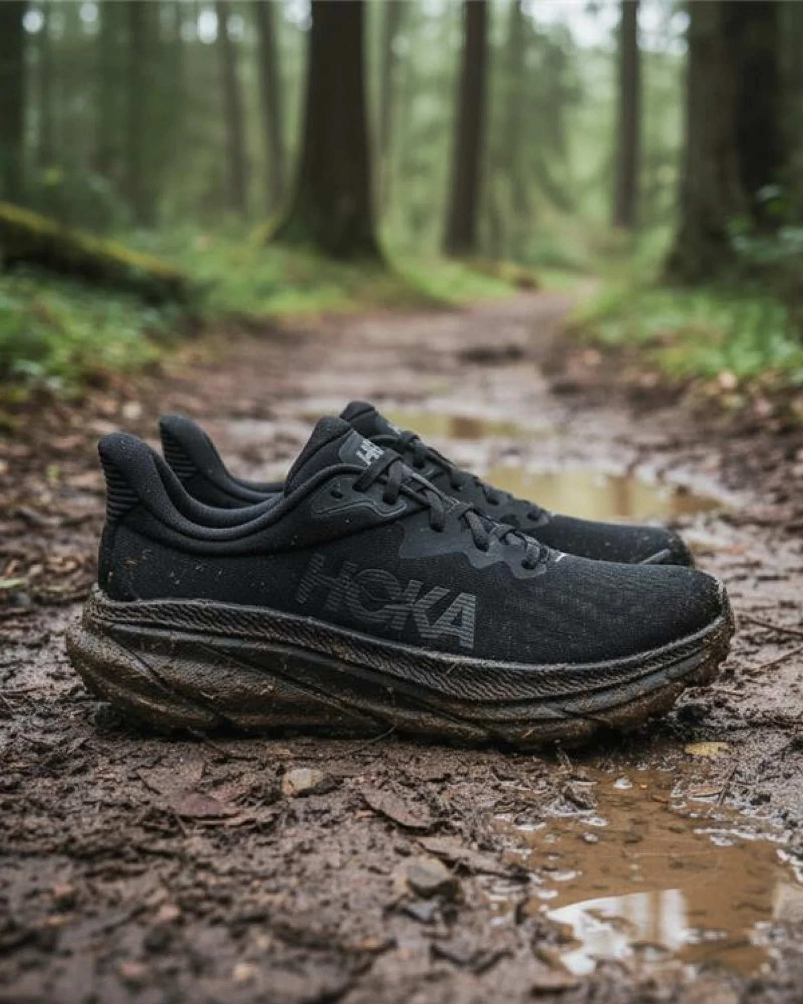 Men's HOKA Challenger ATR 7 Running Shoes - Black/Black - Image 2