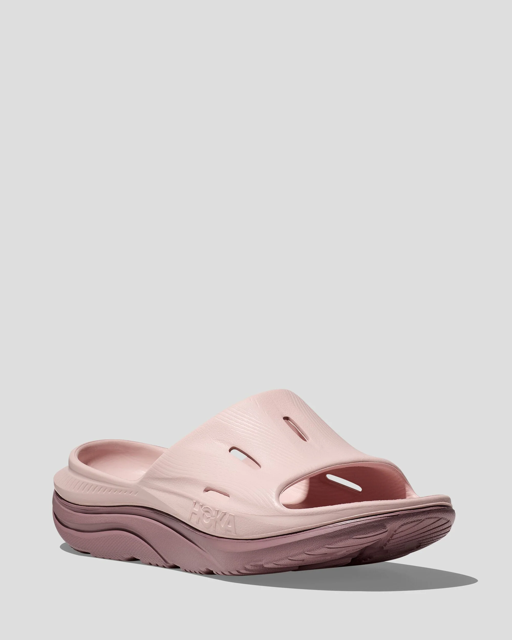 Hoka Ora Recovery Slide - Cosmic Pearl/Quartzite - Image 2