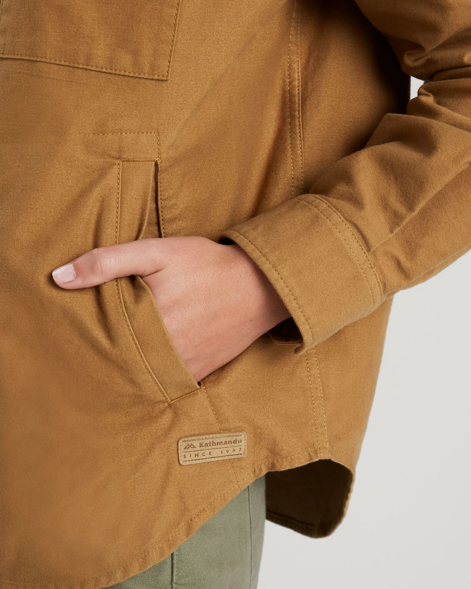 Women's Huntly Moleskin Long Sleeve Shirt - Canvas - Image 6