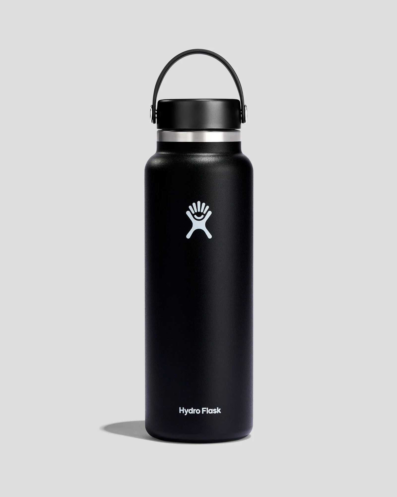 Hydro Flask Wide Mouth Bottle Black 1.18L - Black