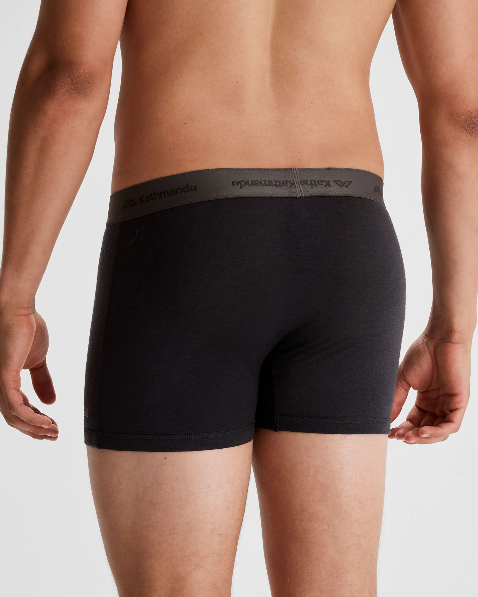 Men's K-Merino 125 4.5 inch Boxer - Black Stingray - Image 3