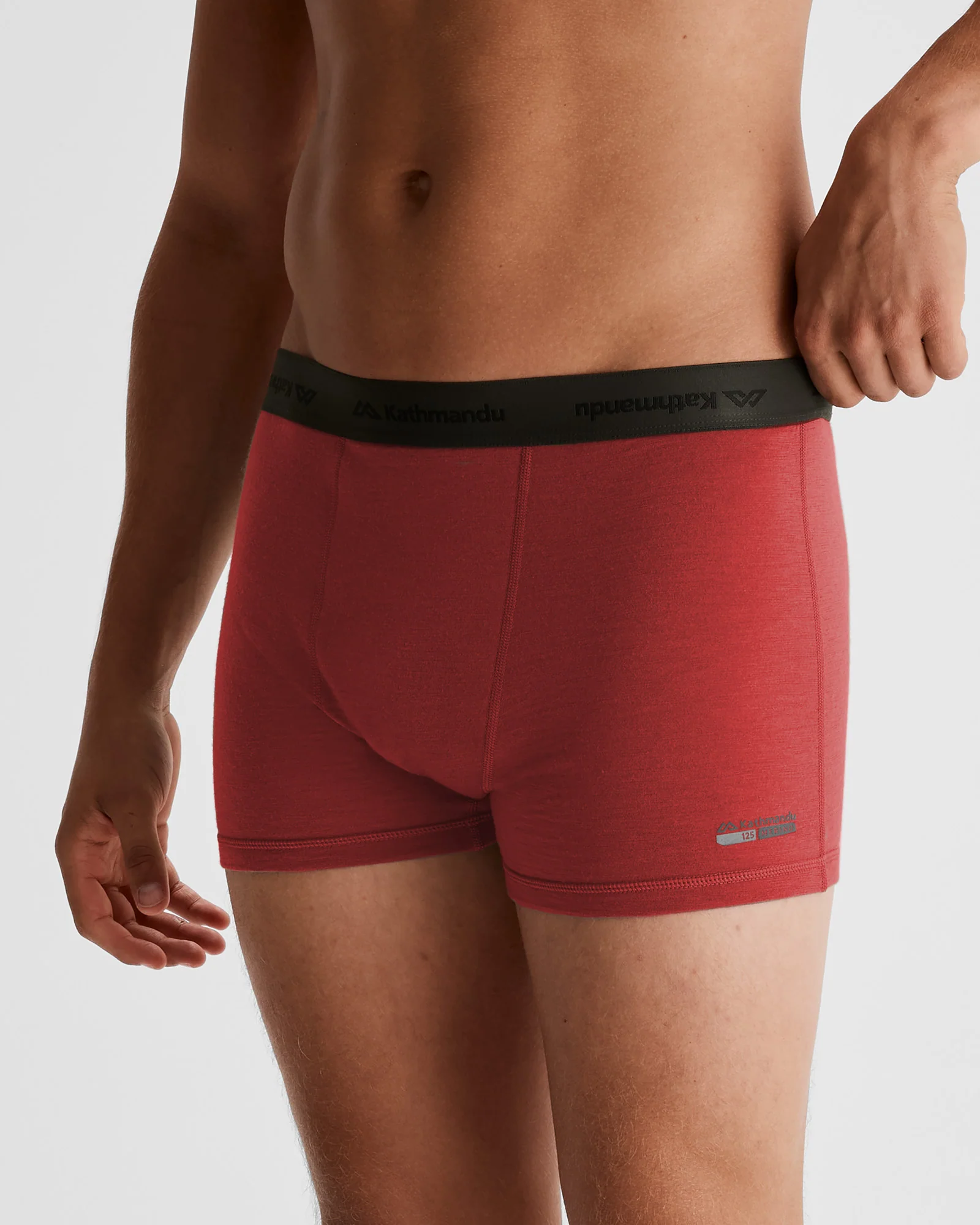 Men's K-Merino 125 4.5 inch Boxer - Redwood