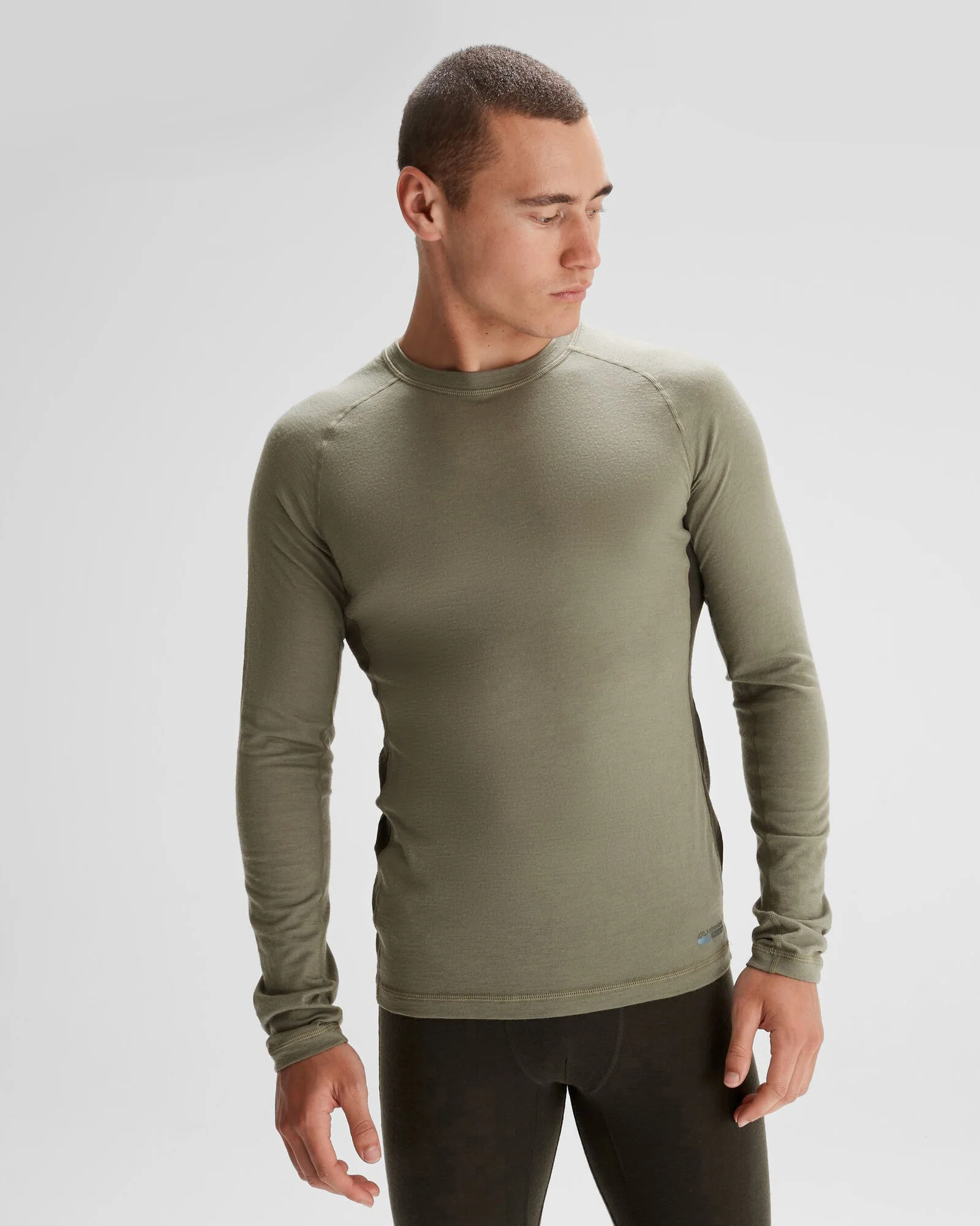 Men's K-Merino 125 Baselayer Top - Beech/Dark Moss