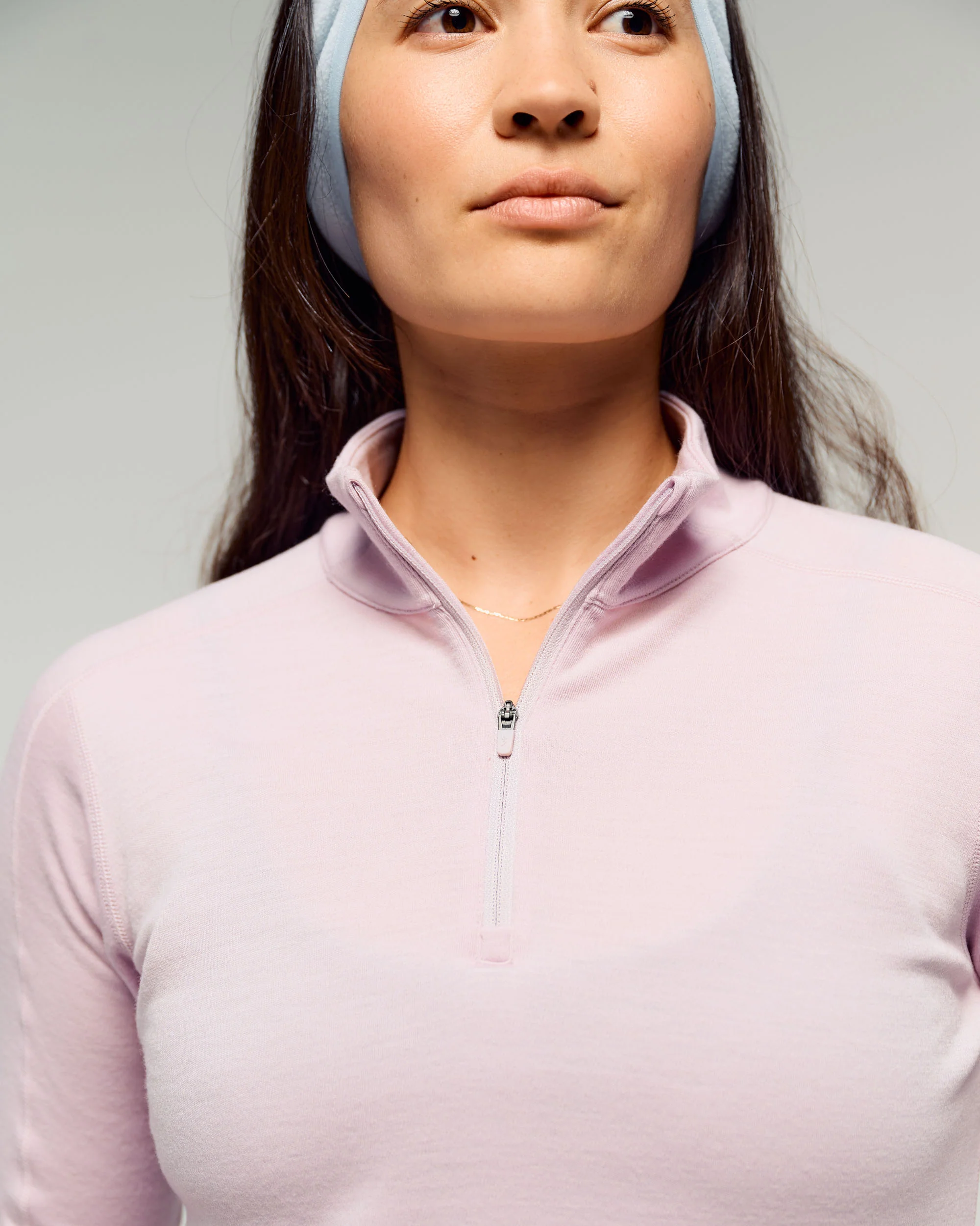 Women's K-Merino 250 1/4 Zip Long Sleeve Top - Stardust - Image 4