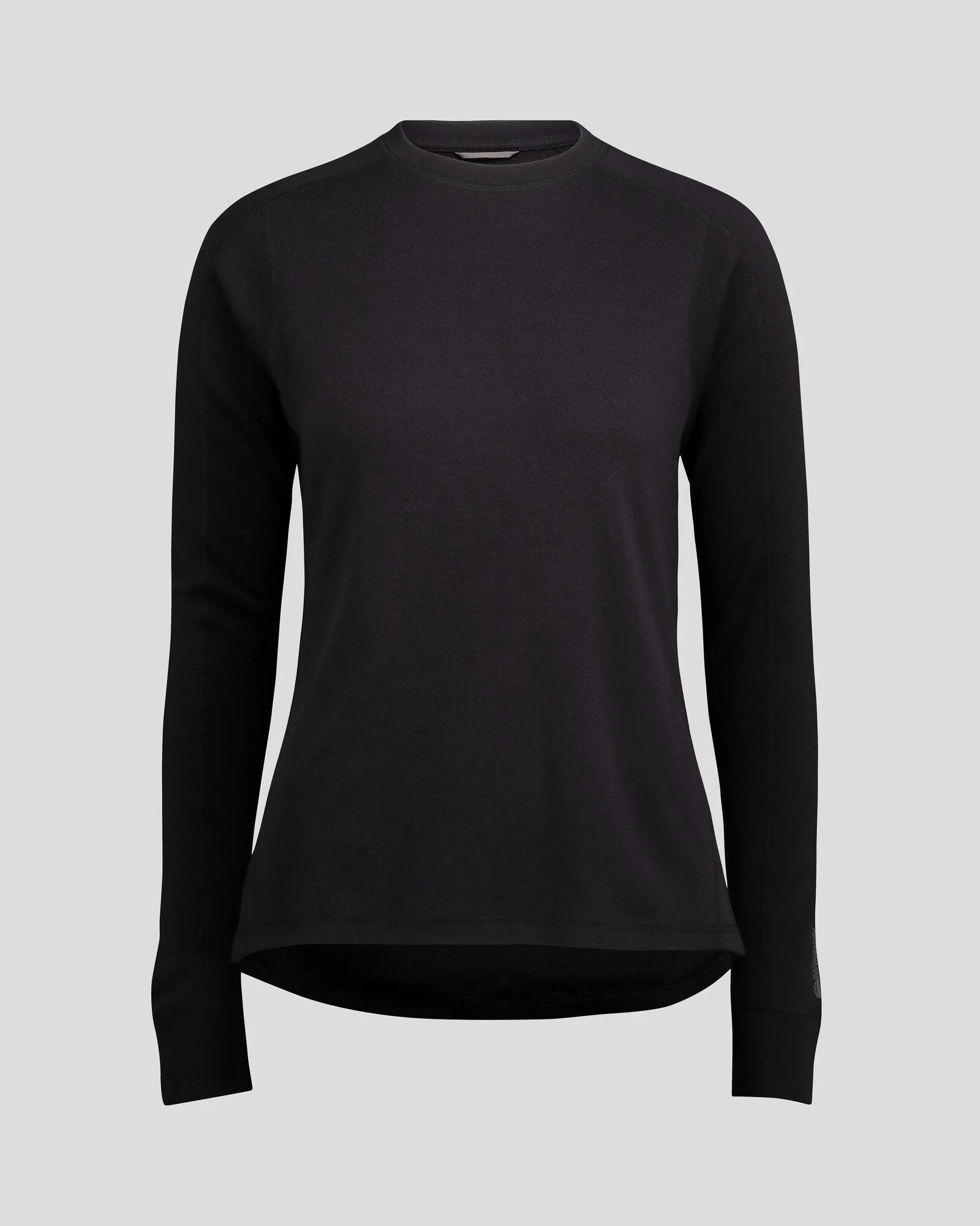 Women's K-Merino 250 Long Sleeve Top - Black Stingray - Image 5