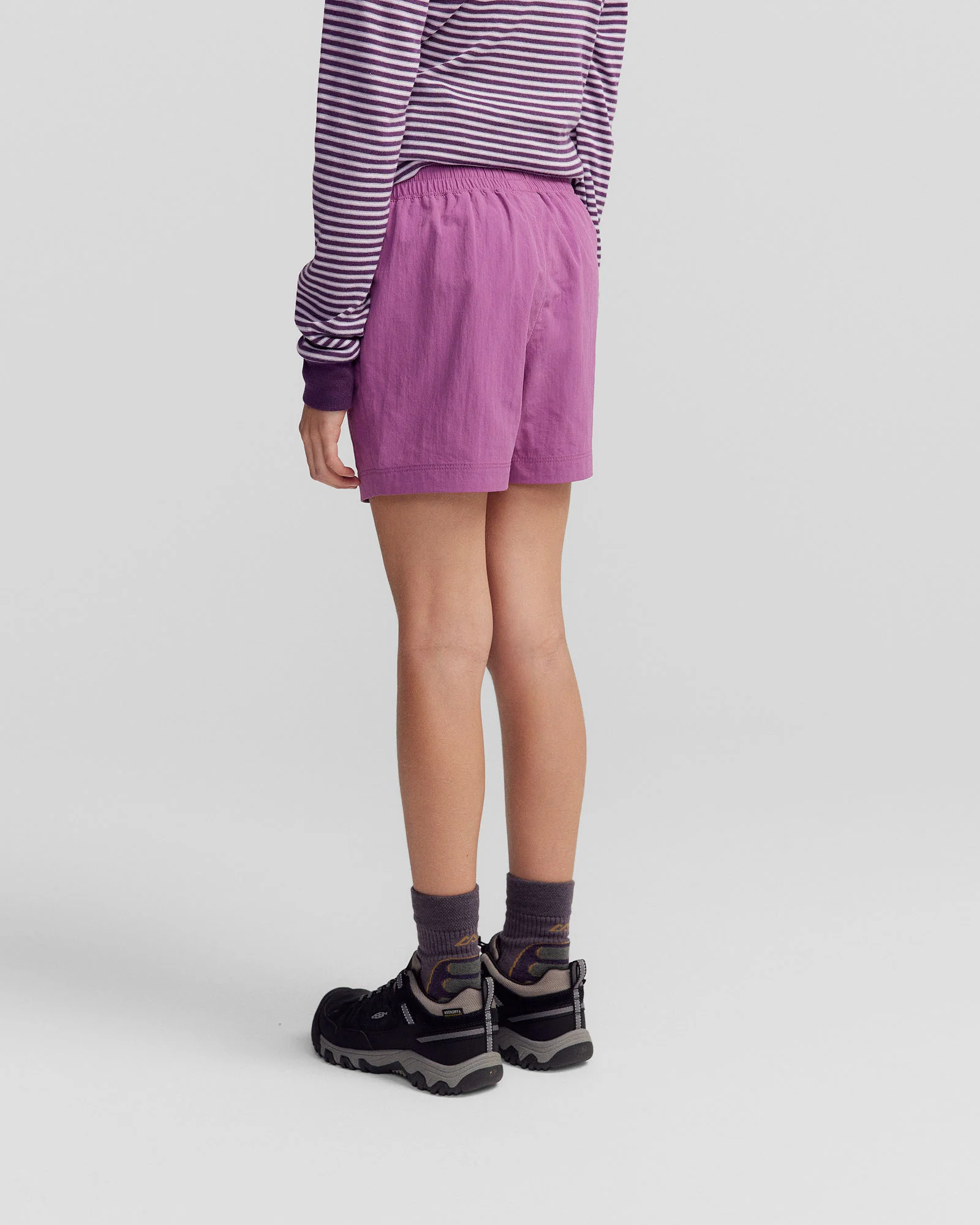 Kids’ EVRY-Day Shorts - Washed Berry - Image 4