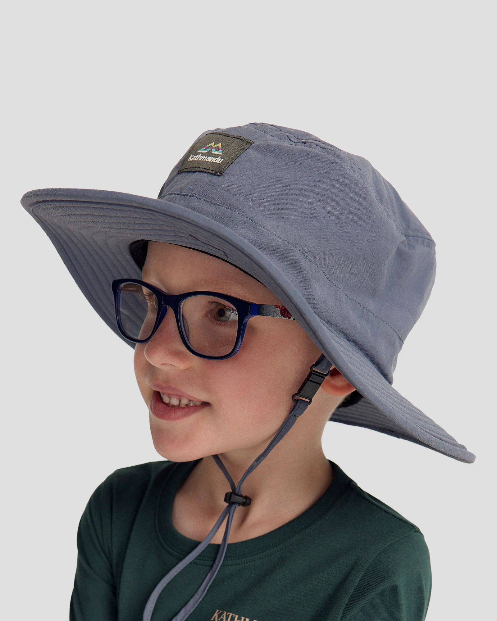 Kids' EVRY-Day UPF 50+ Wide Brim Hat - Light Navy