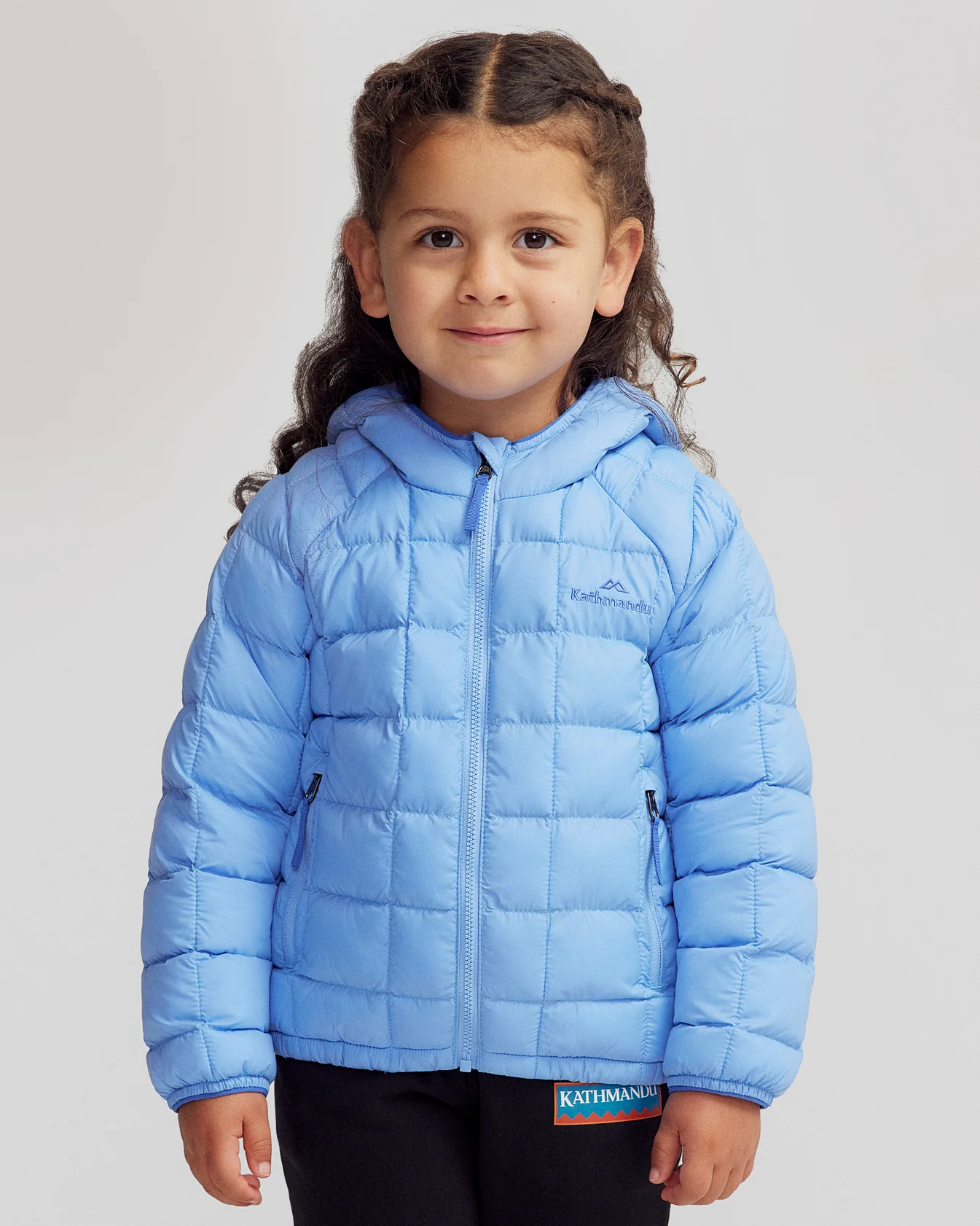 Kids Heli Insulated Hooded Jacket - Peri