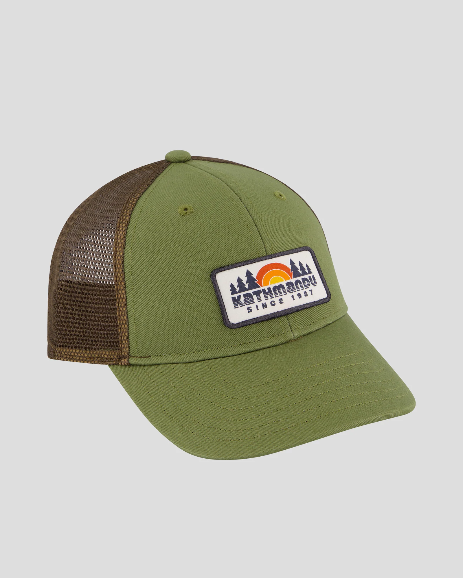 Kids' Trucker Unisex Low Cap - Dark Fern